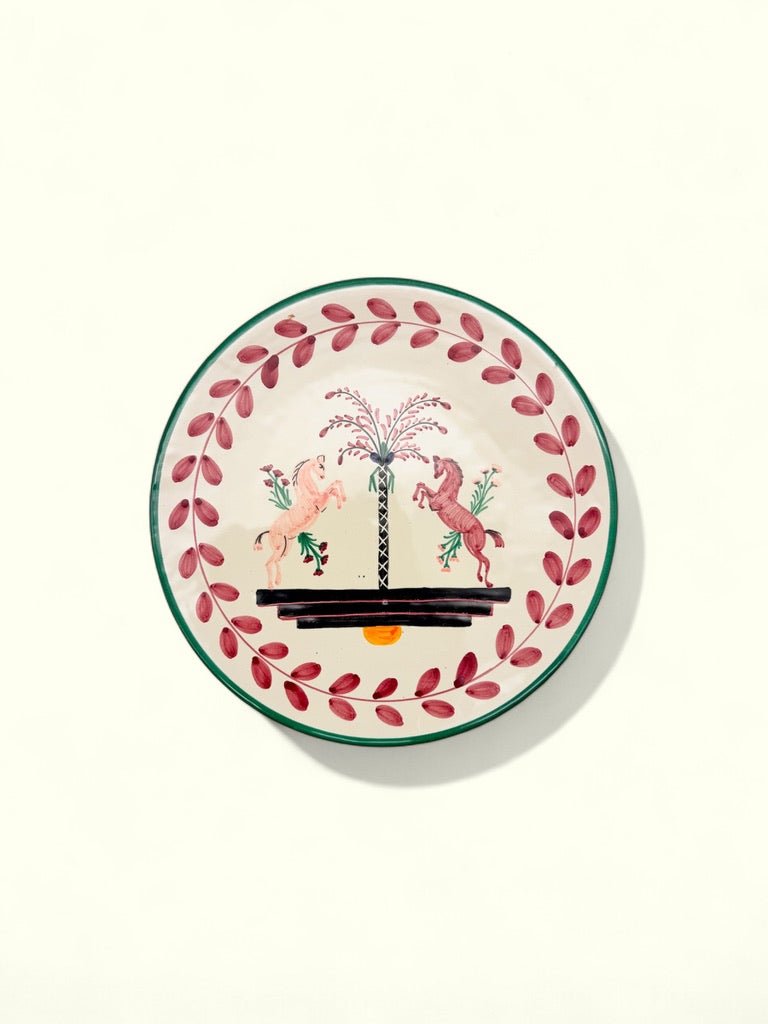 Plato Los Caballos - moruecoceramicas