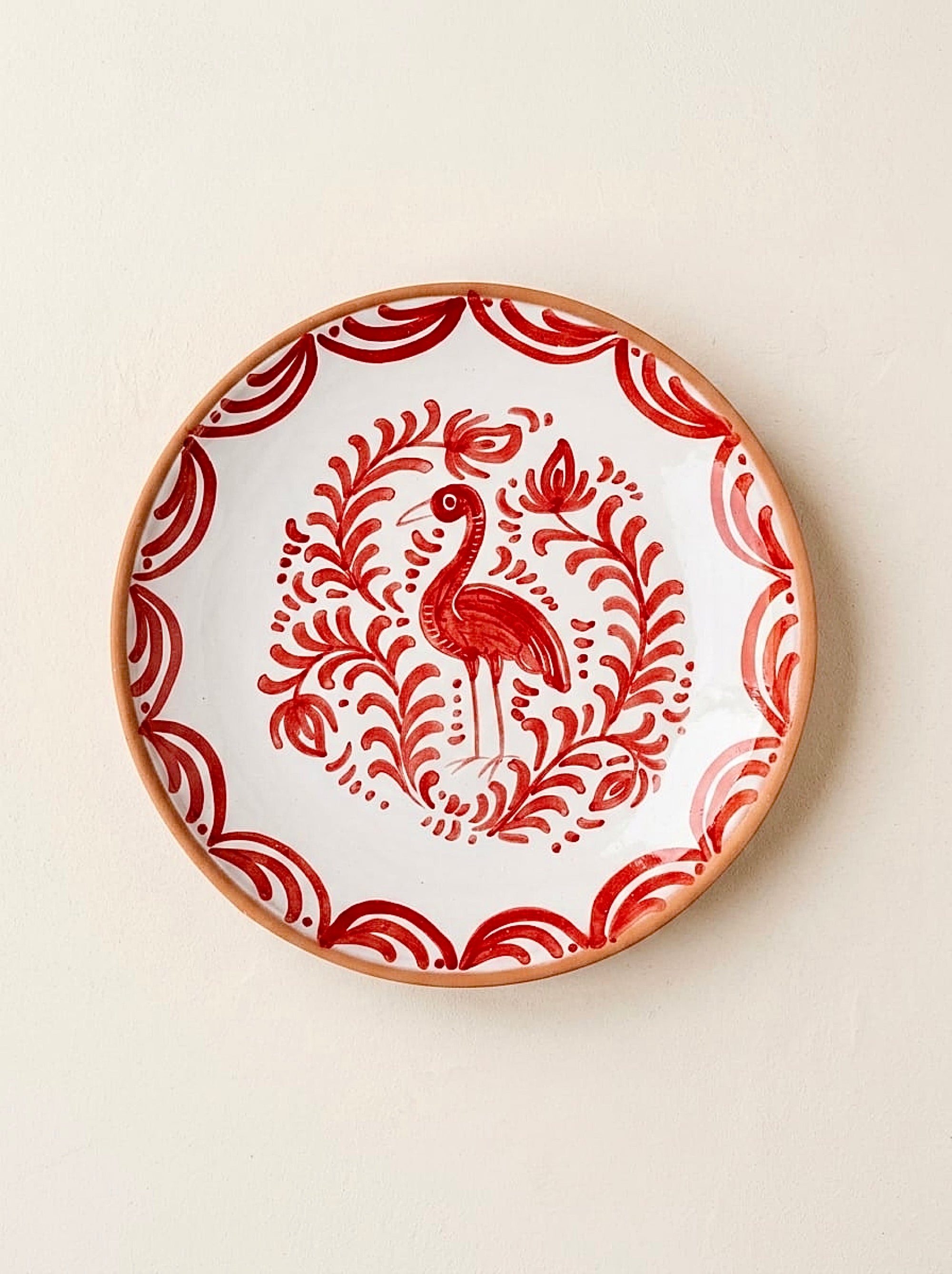 Plato Arcadia Rojo