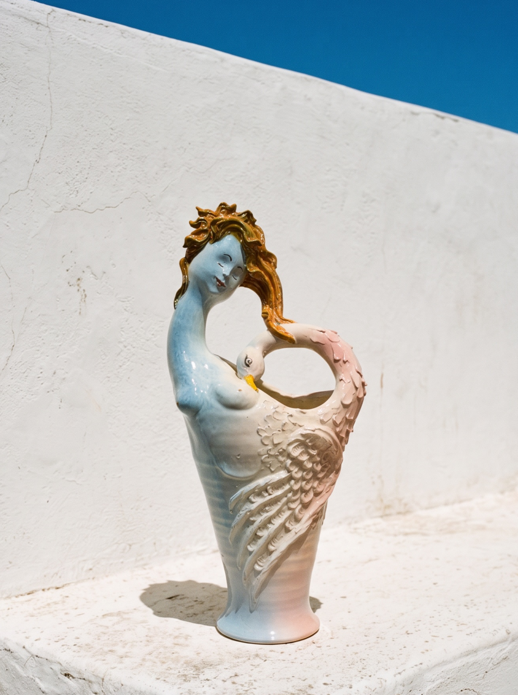 Jarrón Mujer Cisne