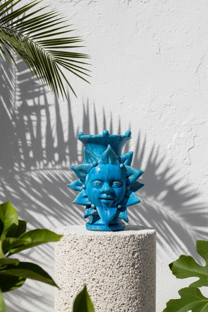Cabeza de hombre - El Sol - La Leyenda de Sicilia 24cm