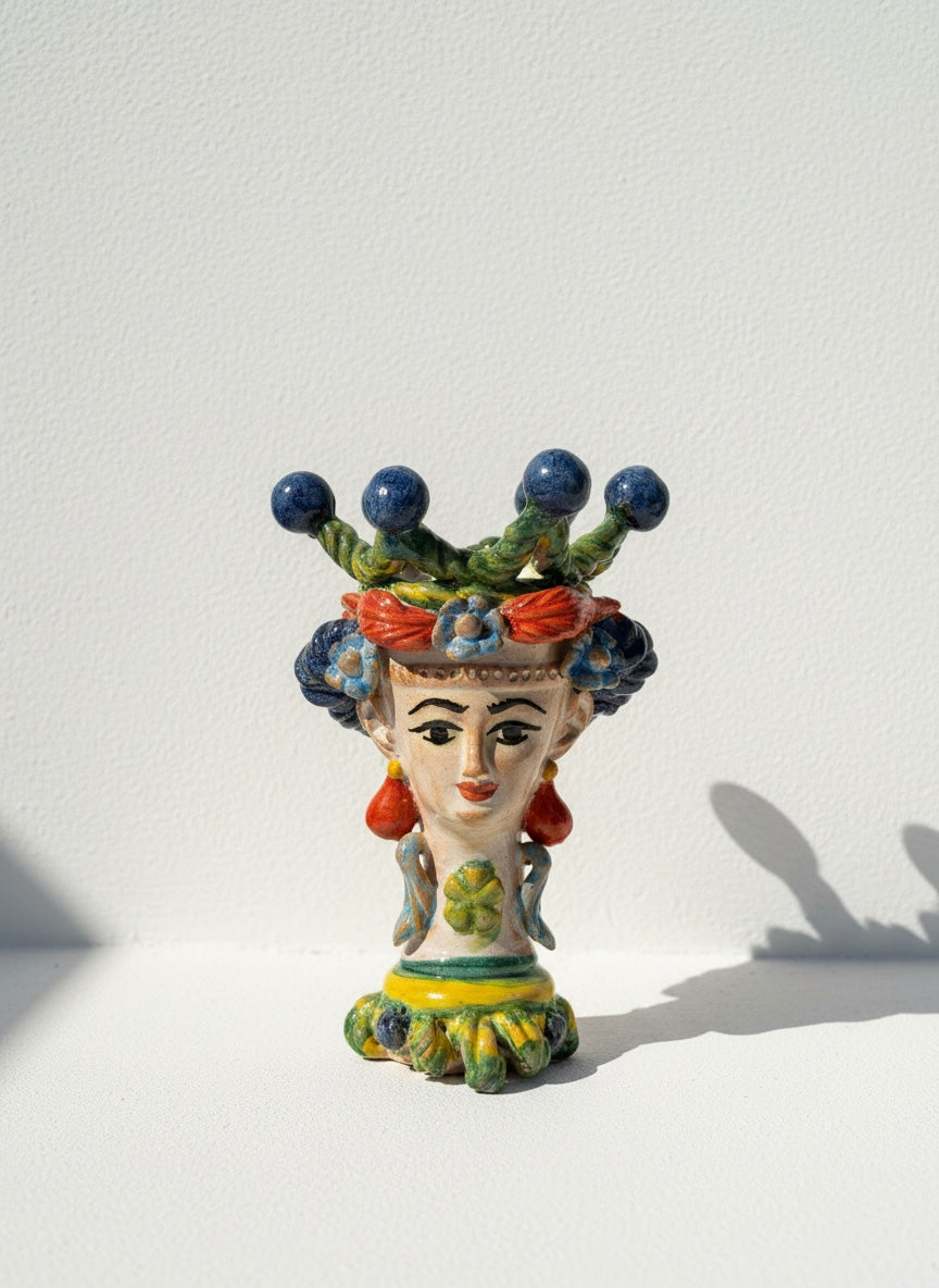 Pareja de Cabezas Ornamentales