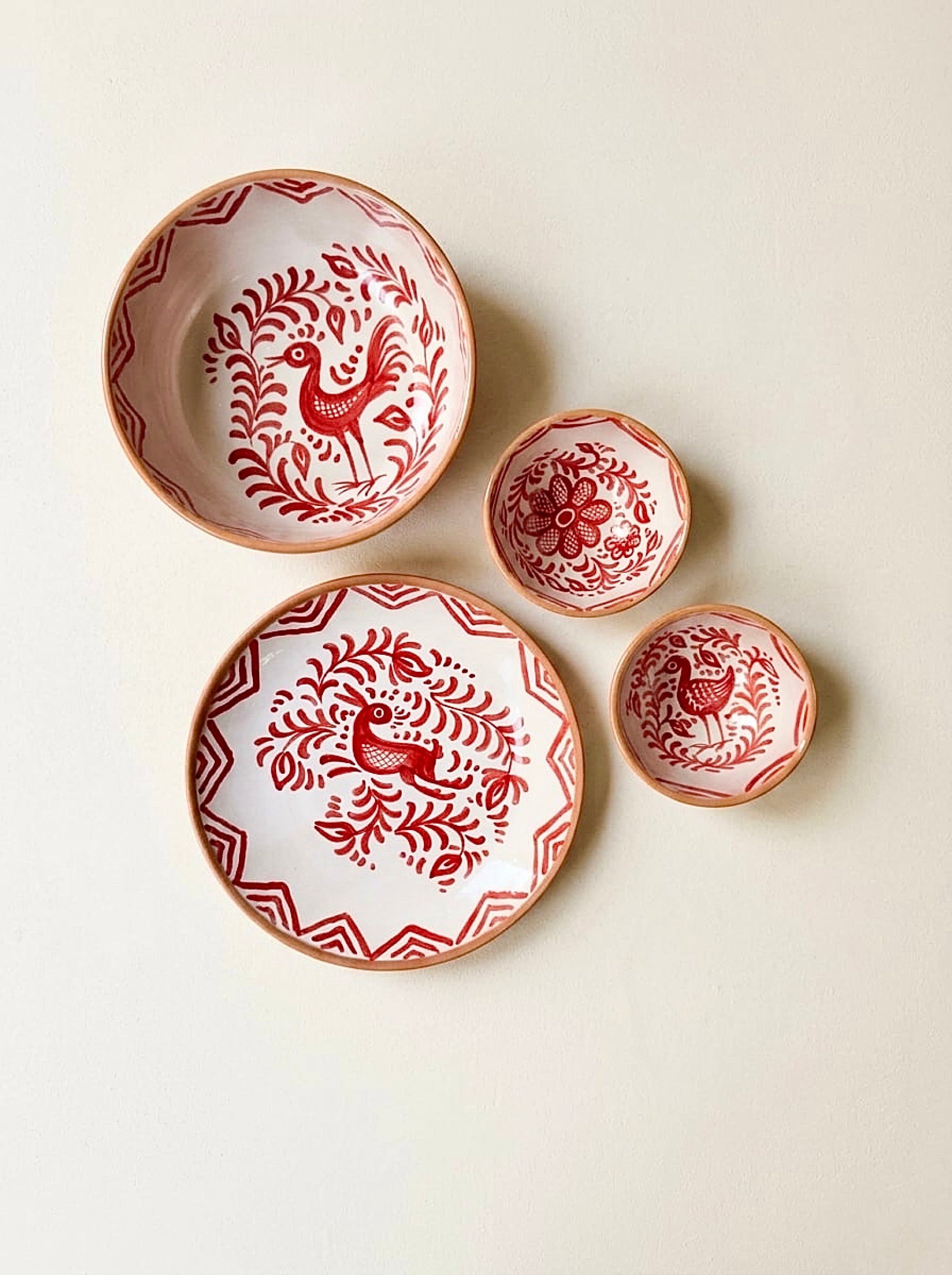 Plato Arcadia Rojo