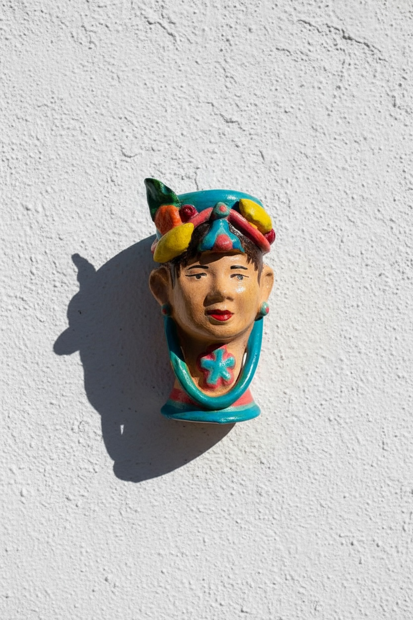 Cabeza mural "Carmela"