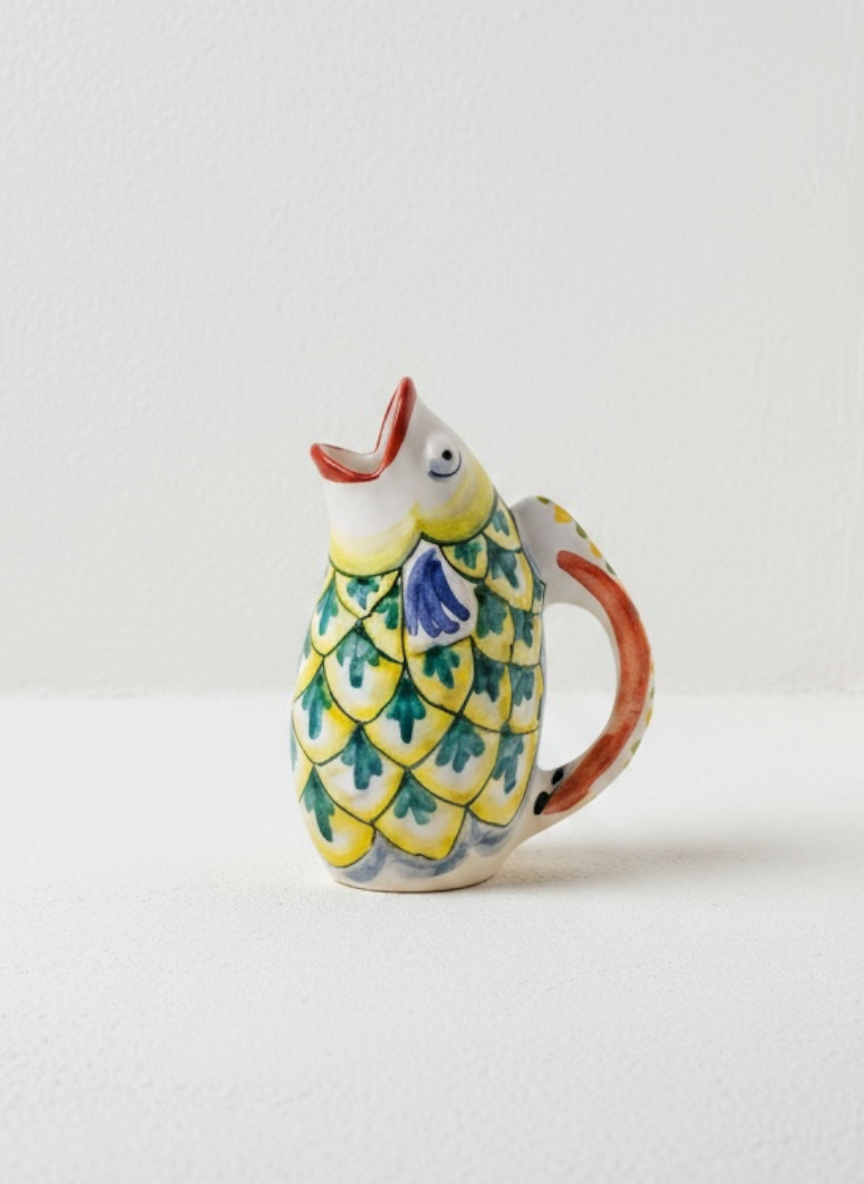 Jarra pez decorada