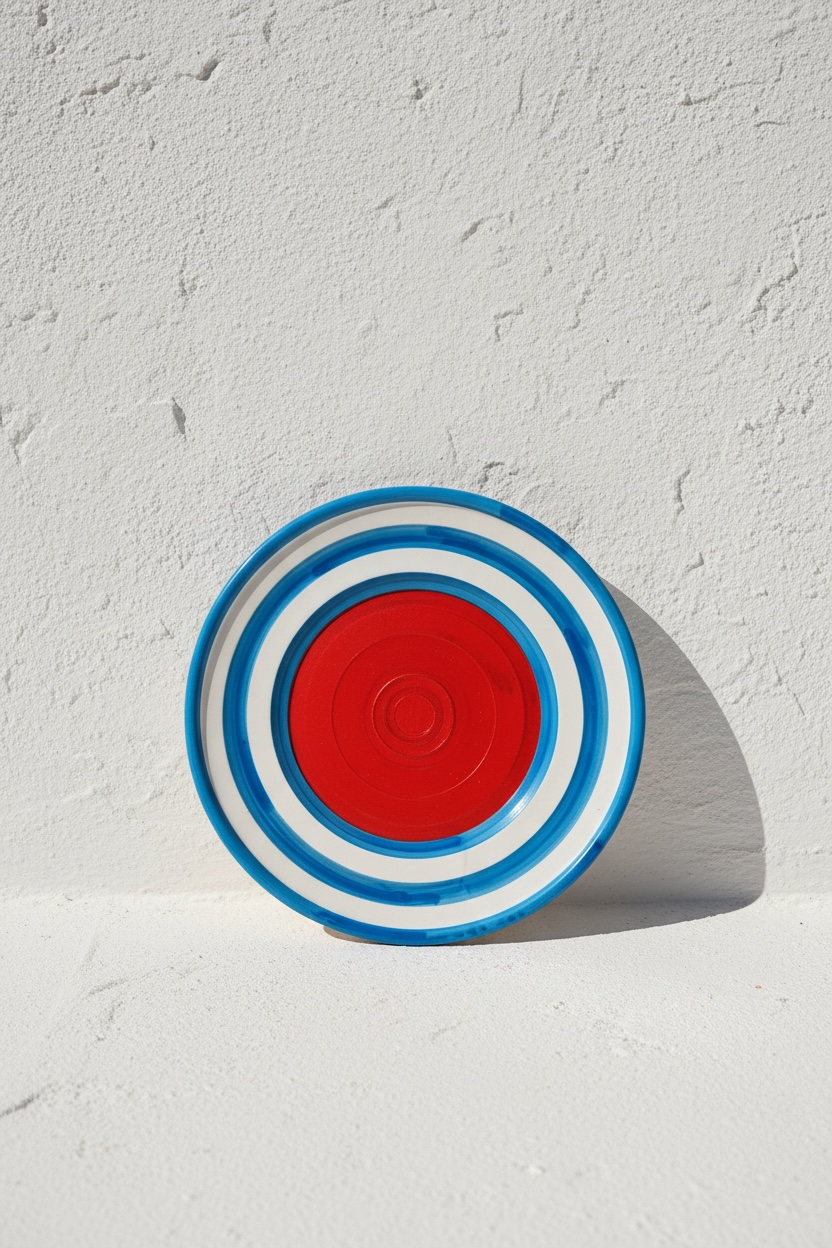 Plato Twister Rojo-Azul
