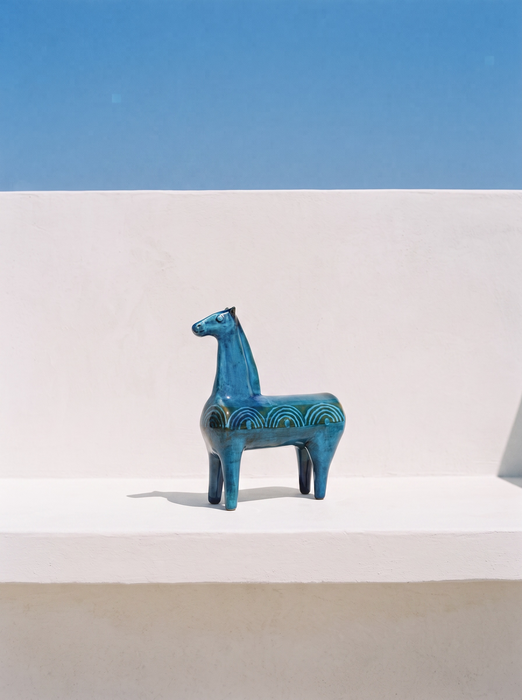 Caballo Decorativo Azul