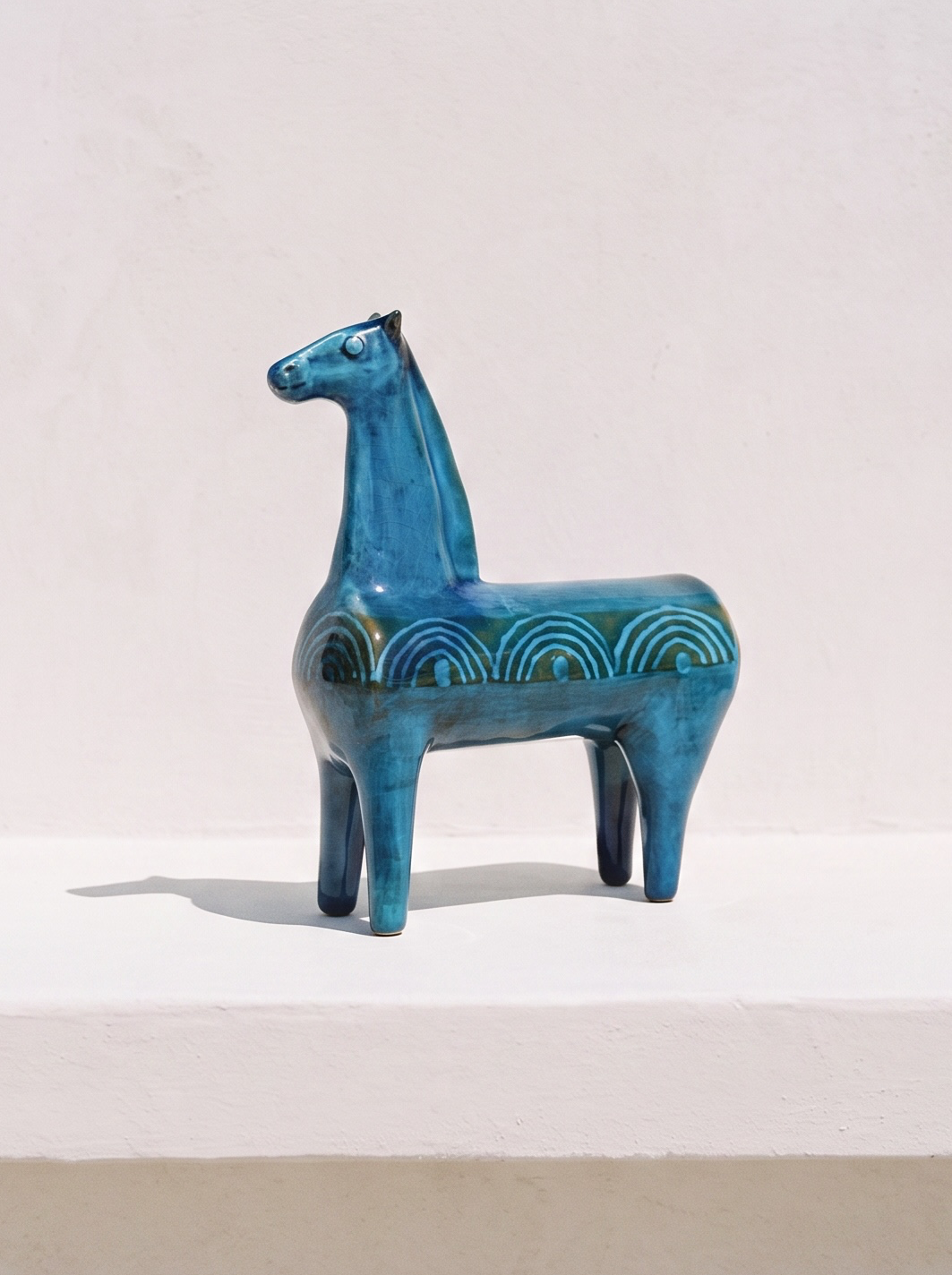 Caballo Decorativo Azul