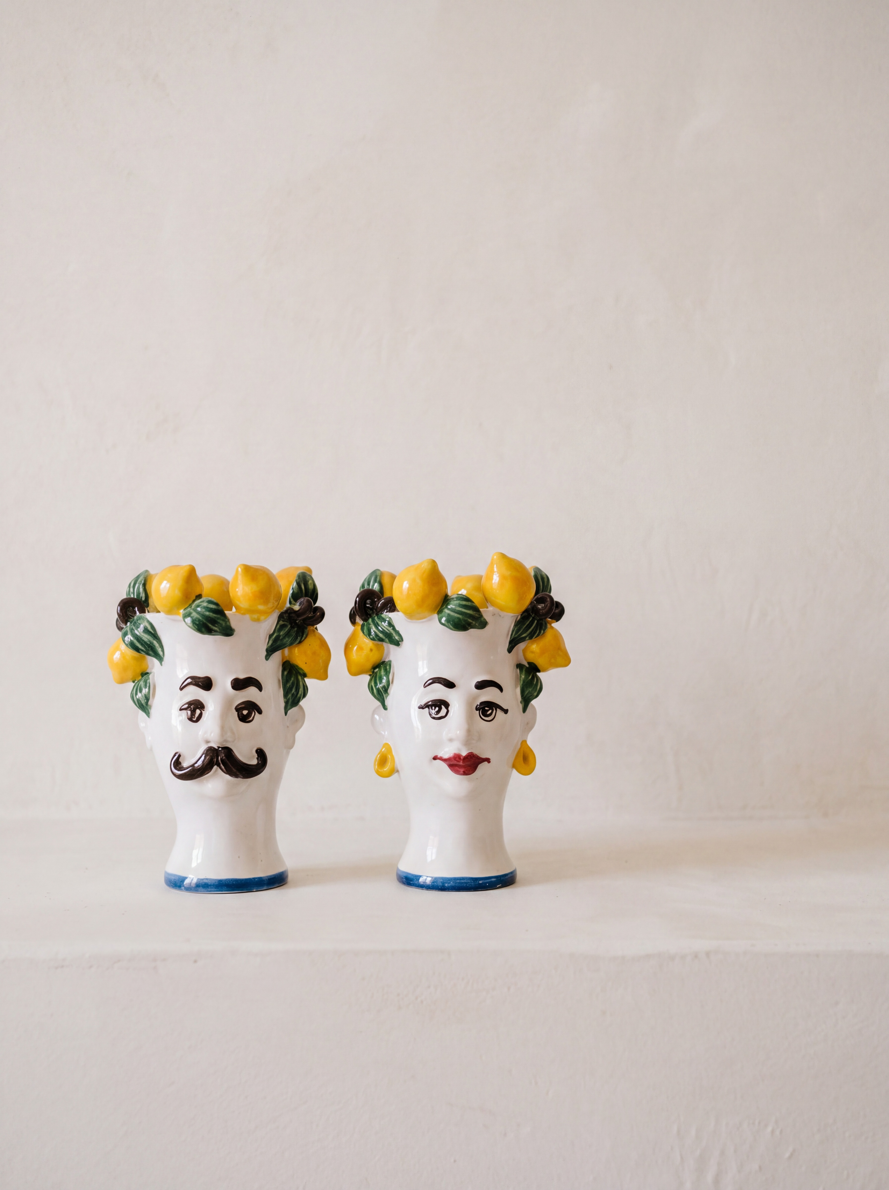 Cabezas con limones