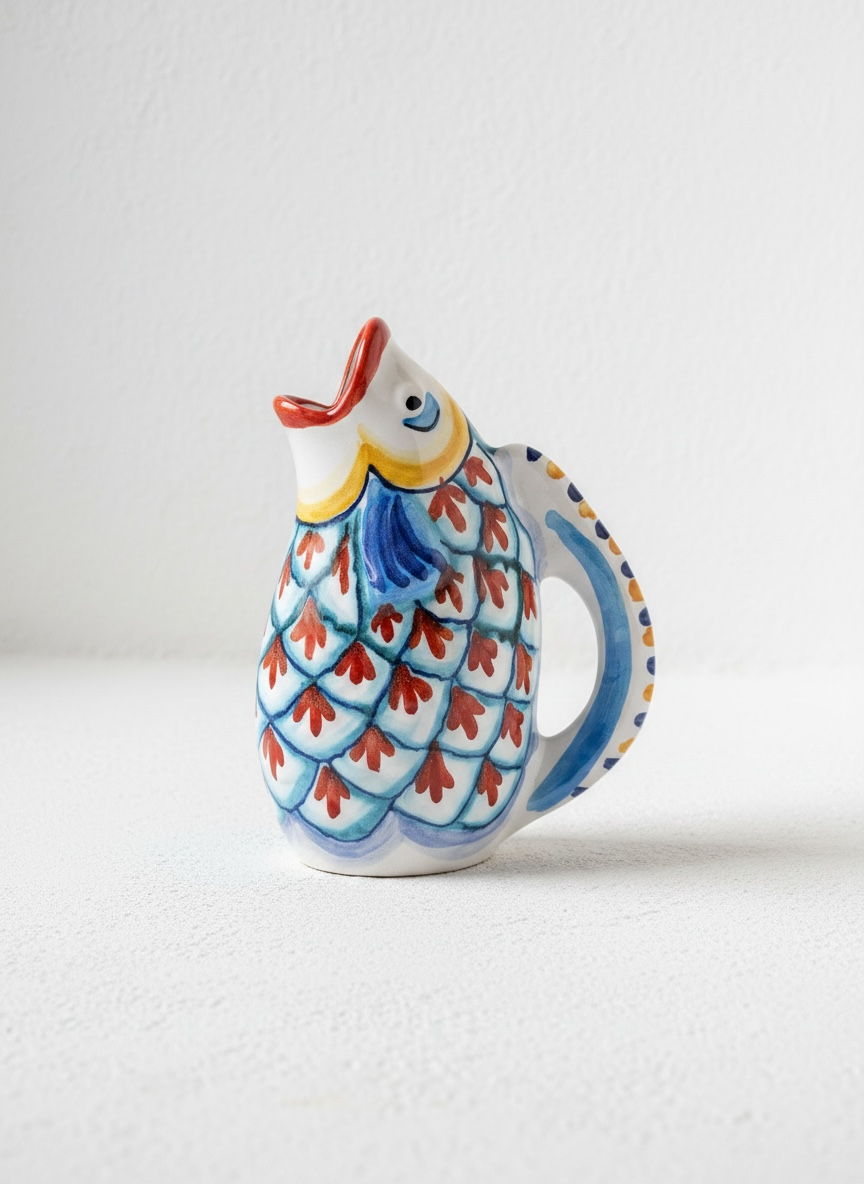 Jarra pez decorada
