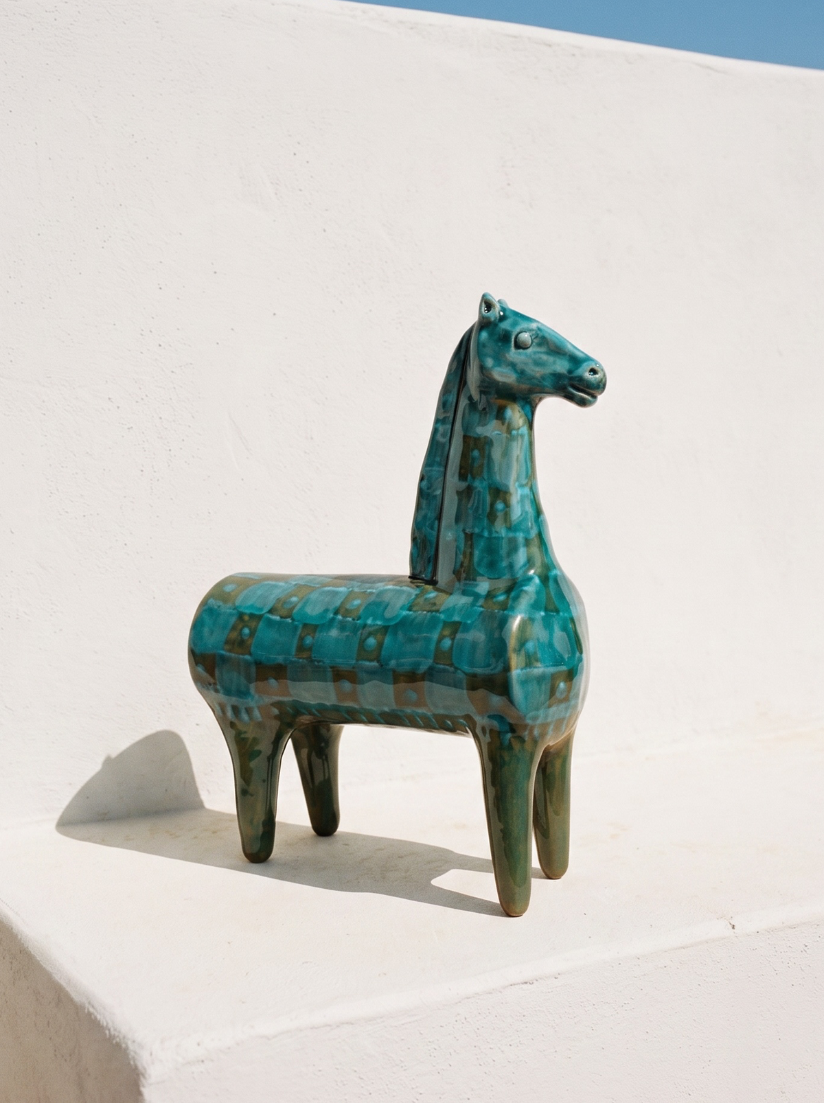 Caballo Decorativo Turquesa