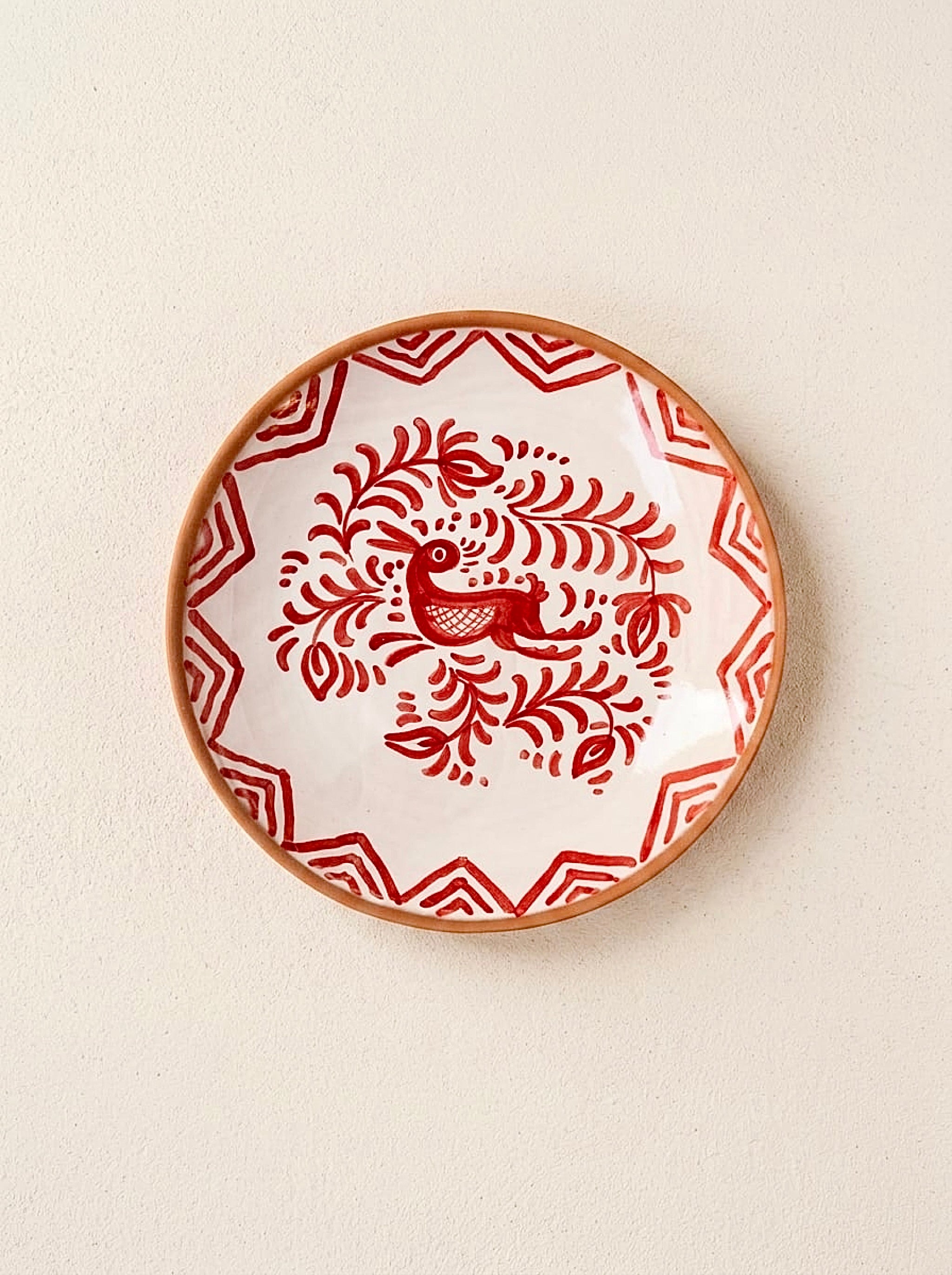 Plato Arcadia Rojo