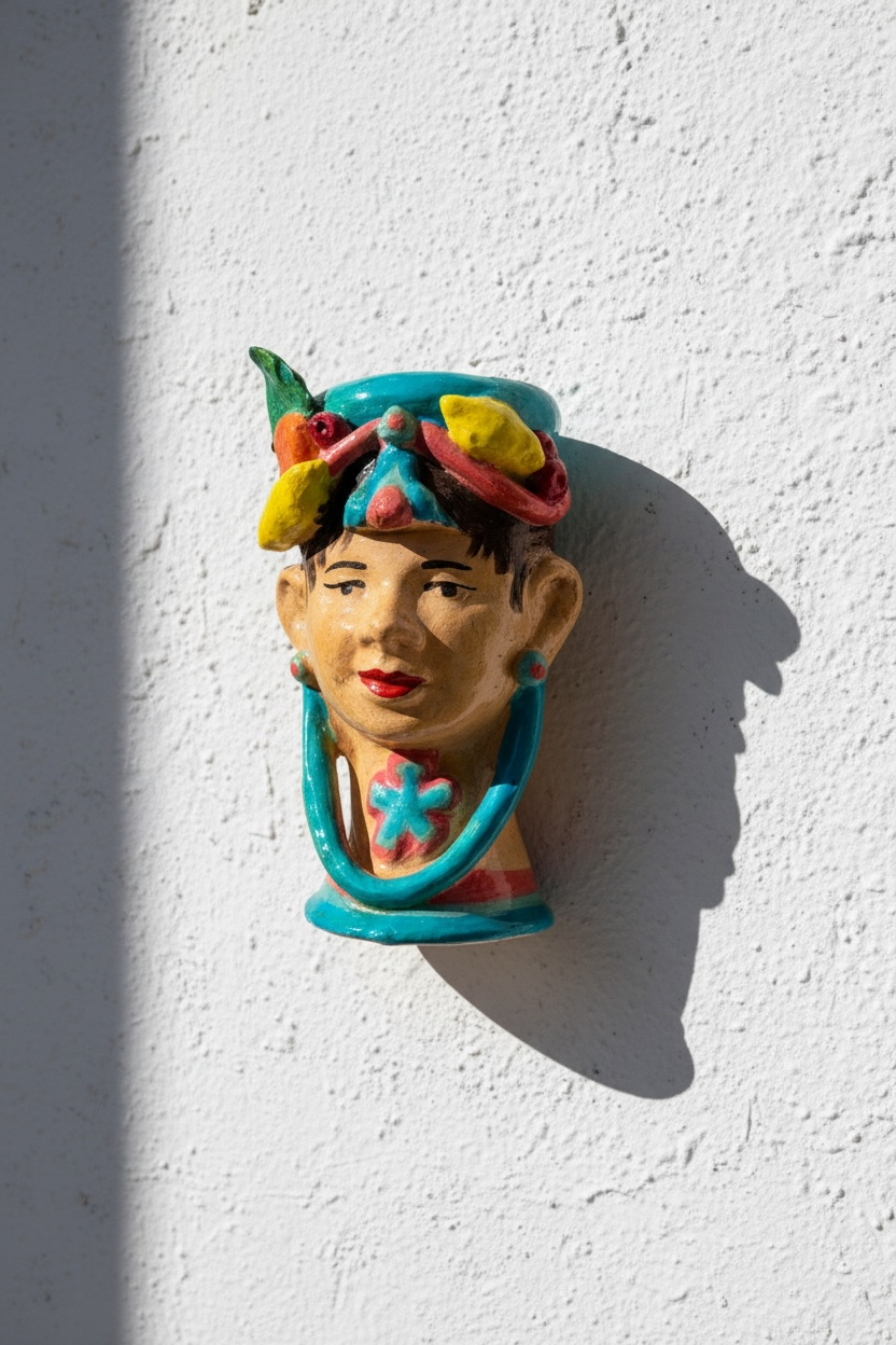 Cabeza mural "Carmela"