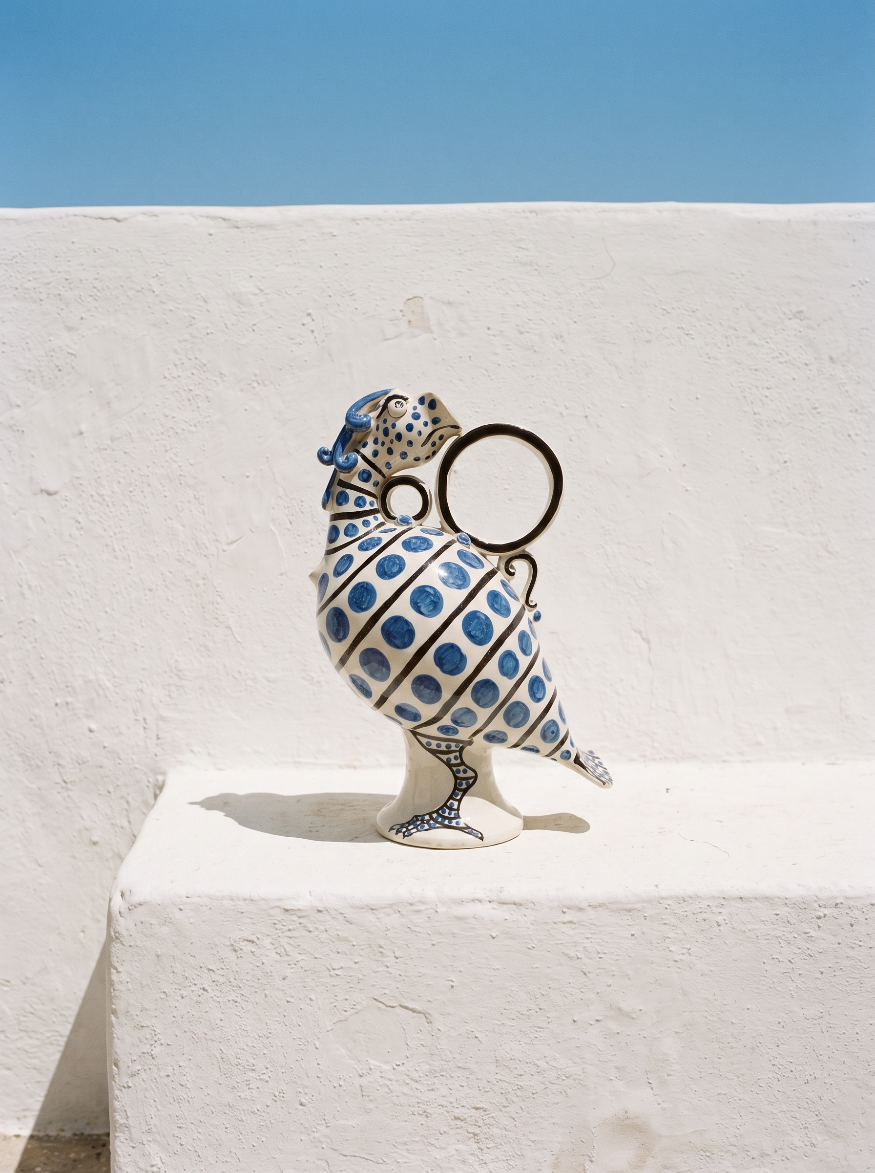 Jarra Pájaro Azul