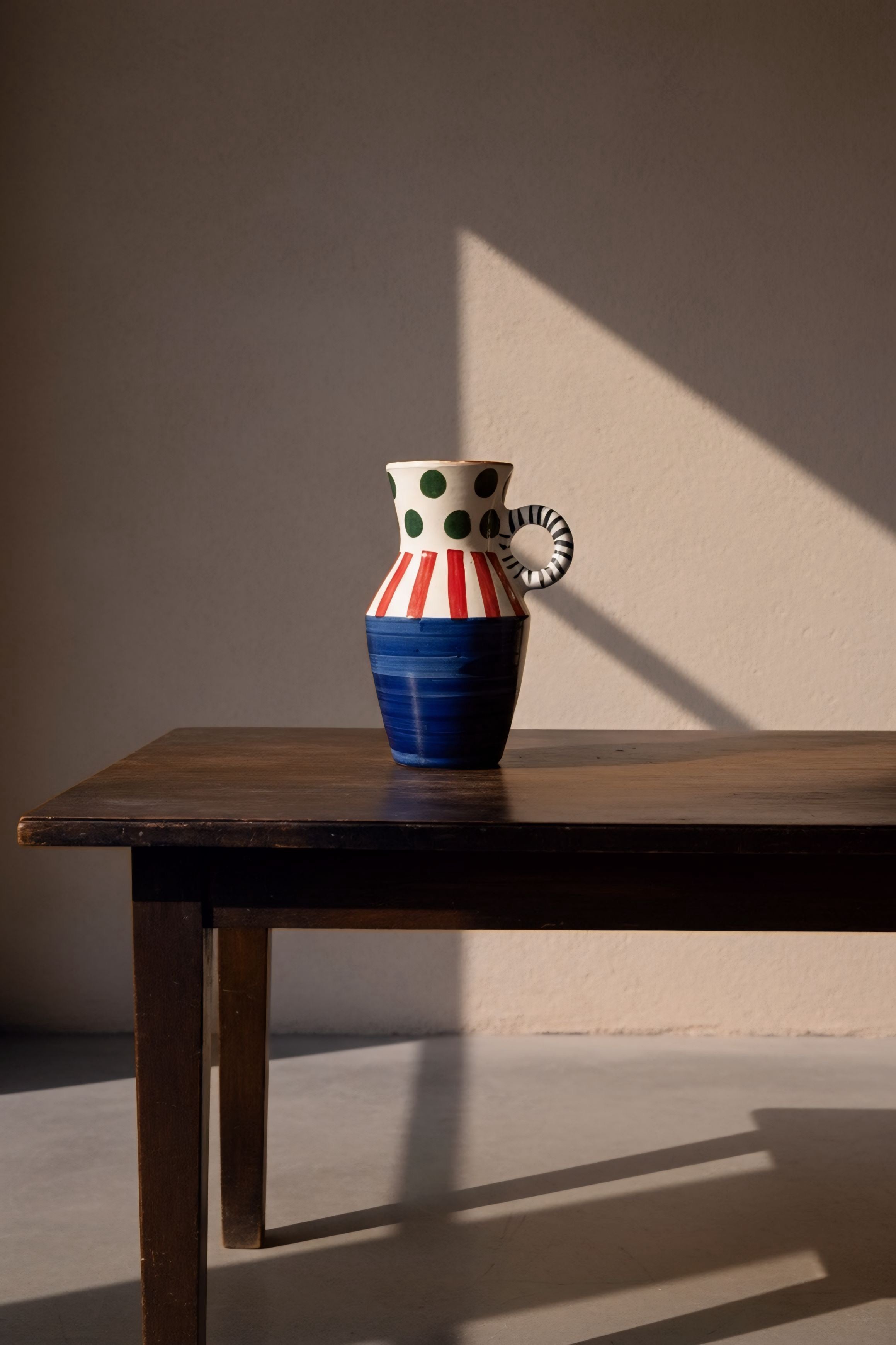 Jarrón Rayas y Puntos