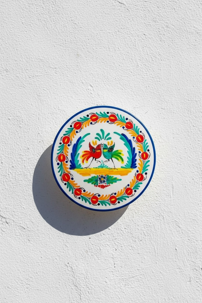 Plato "Los Pájaros Enamorados"