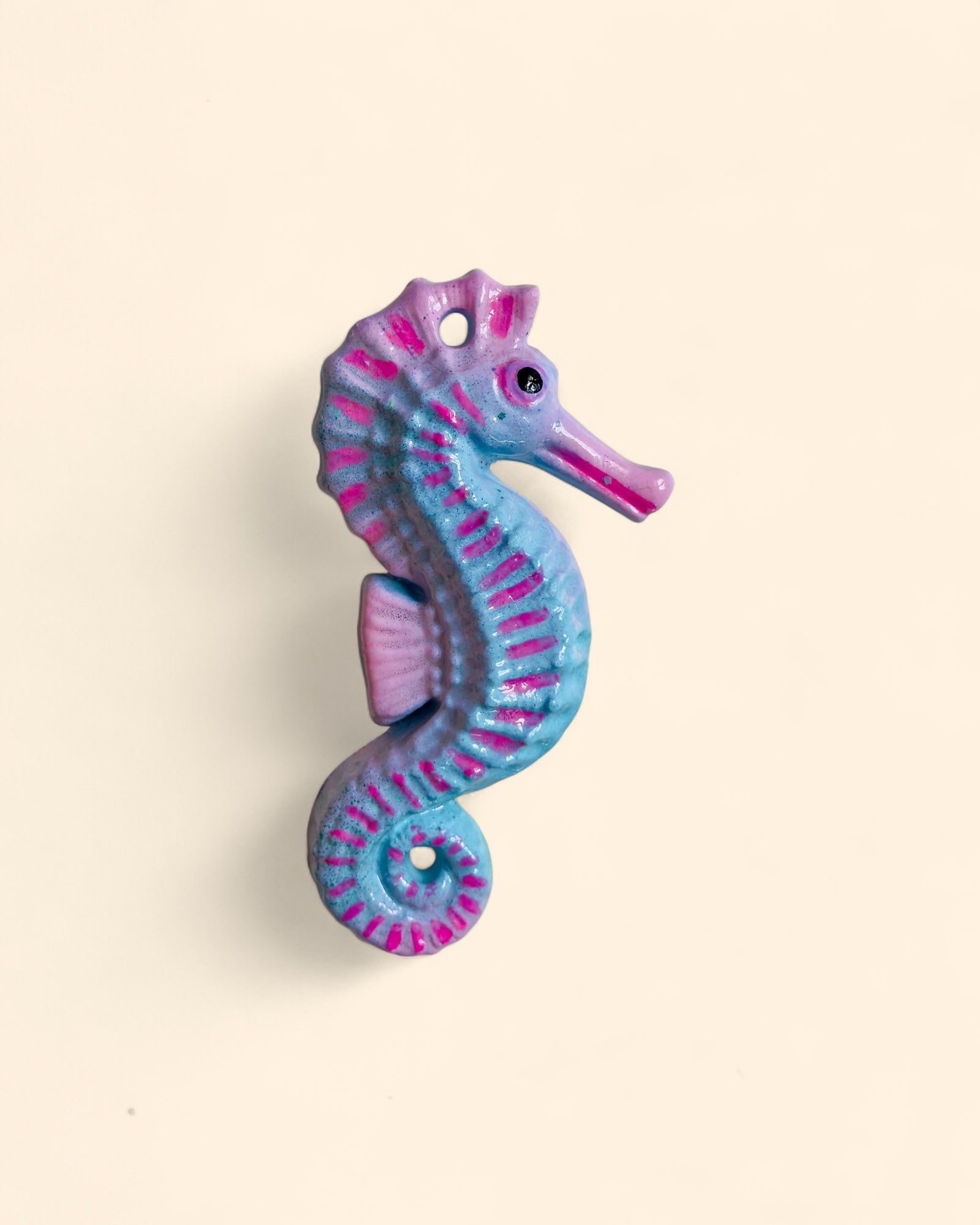 Caballitos de mar de cerámica artesanal