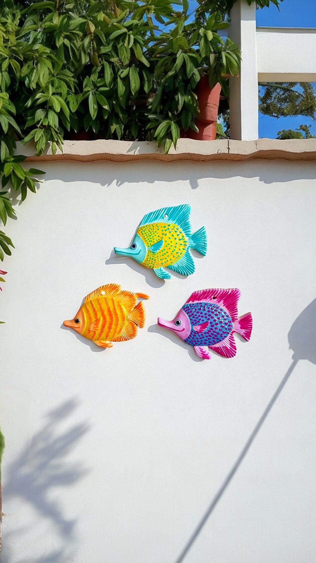 Pez de cerámica artesanal