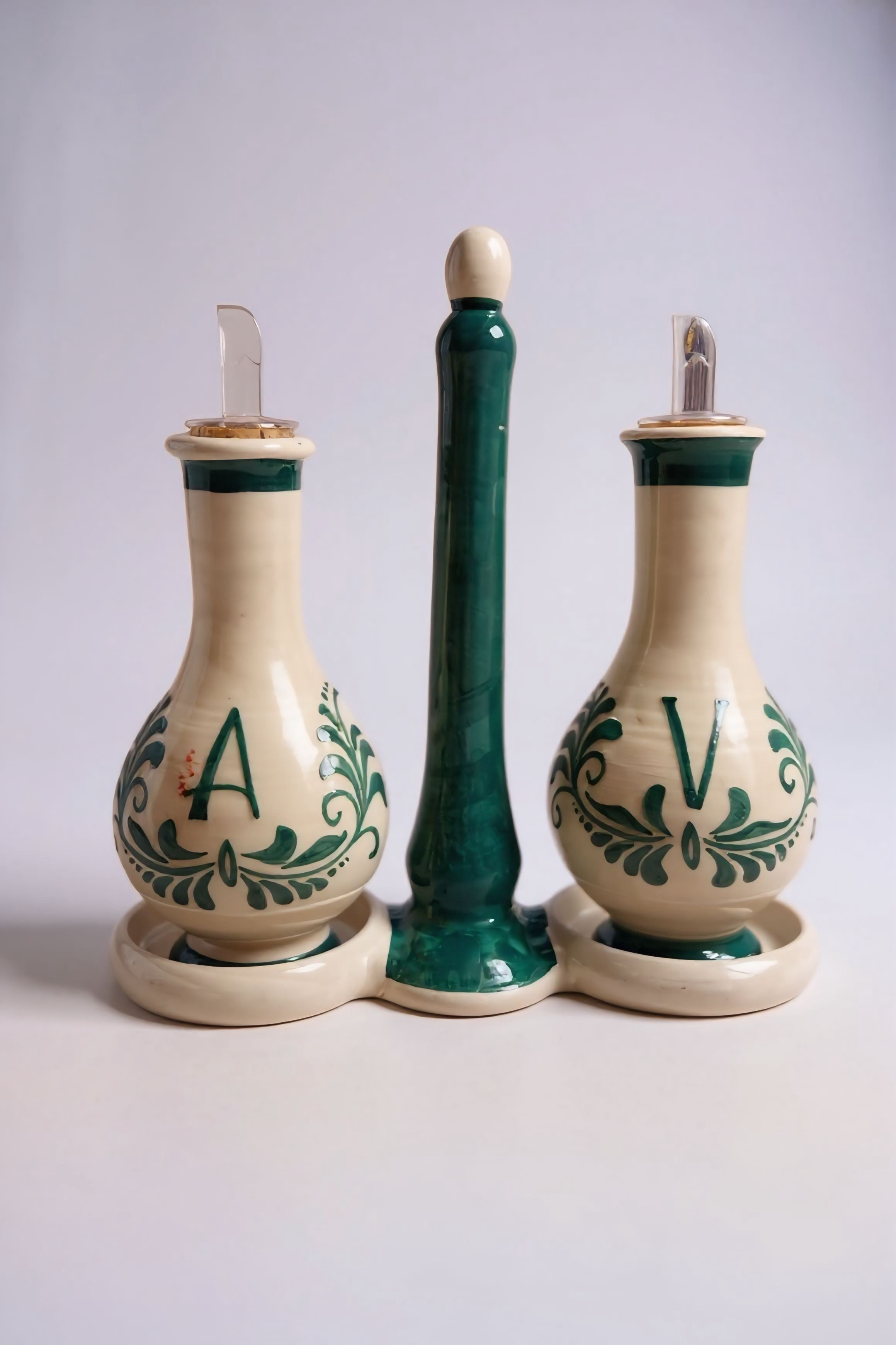 Set Aceite y Vinagre Verde