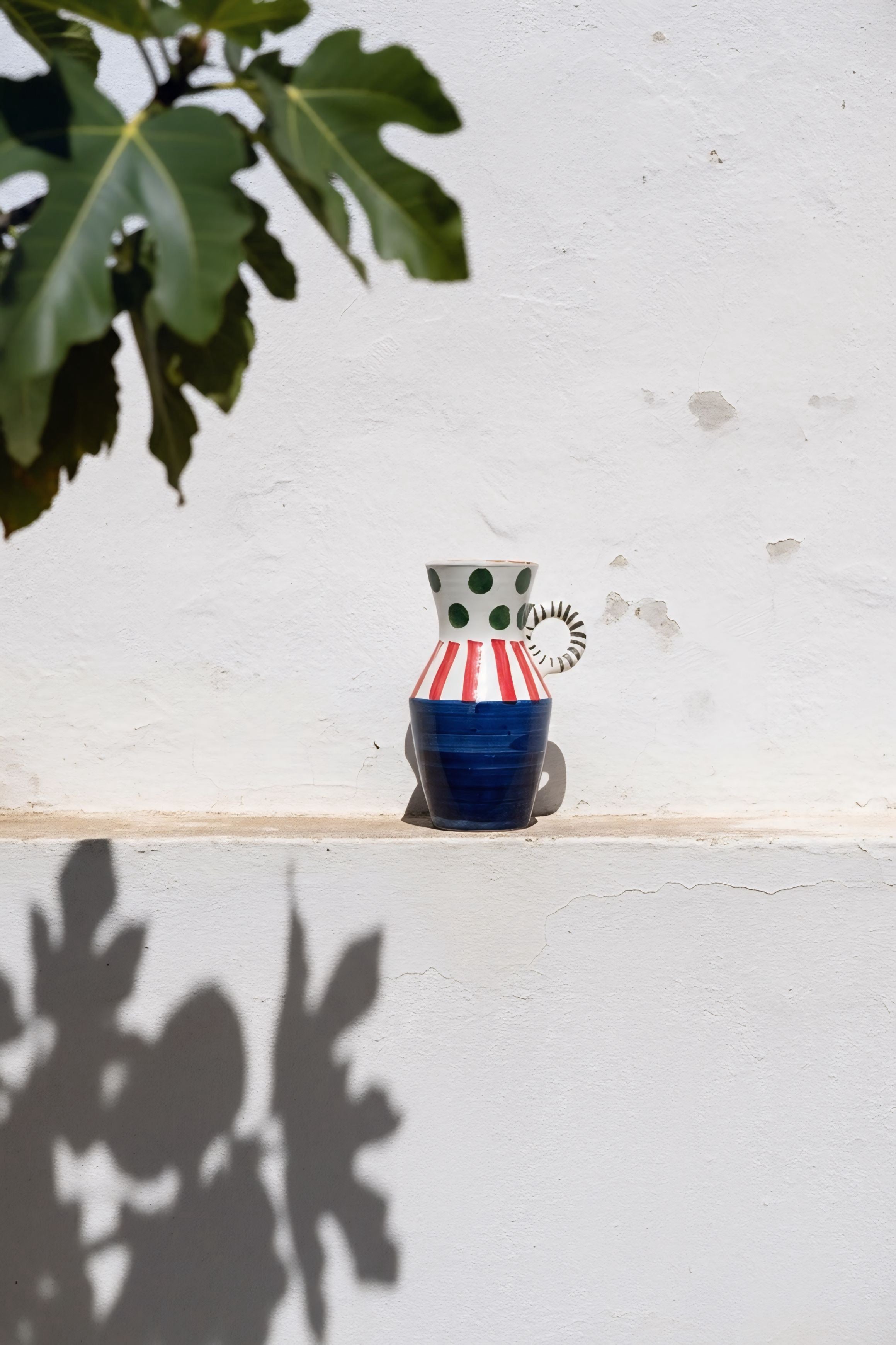 Jarrón Rayas y Puntos