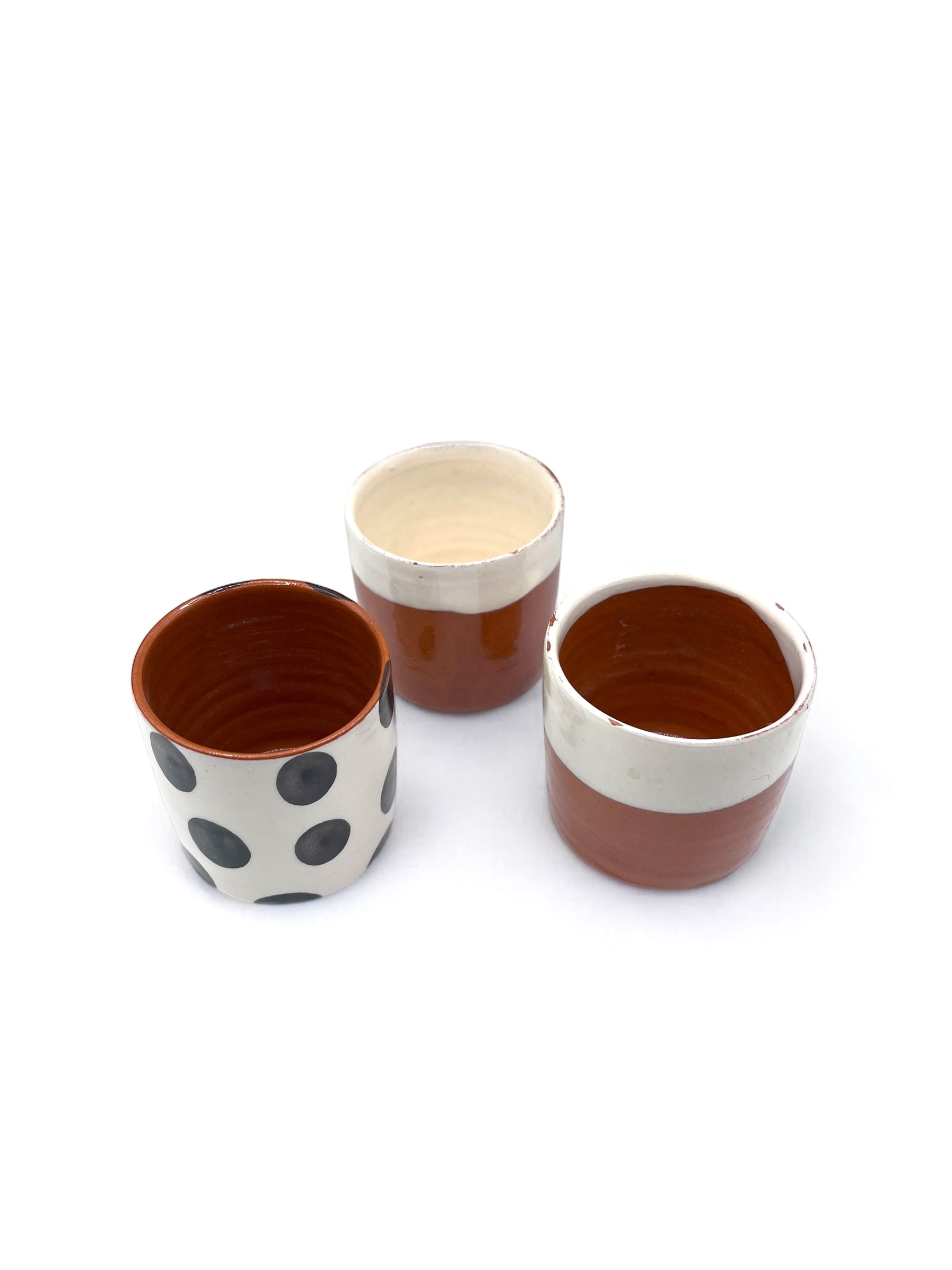 Vaso de café - licor de barro rojo