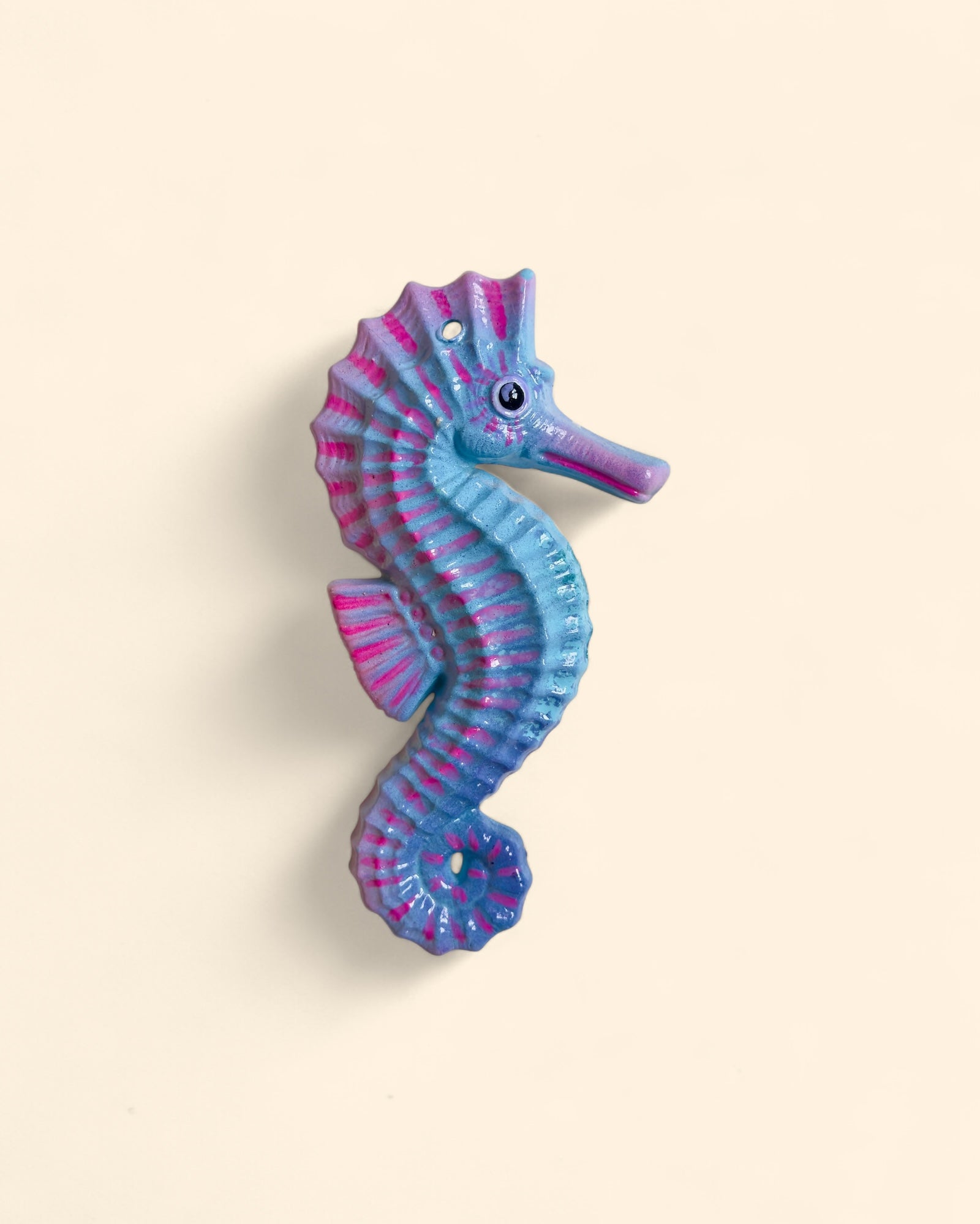 Caballitos de mar de cerámica artesanal