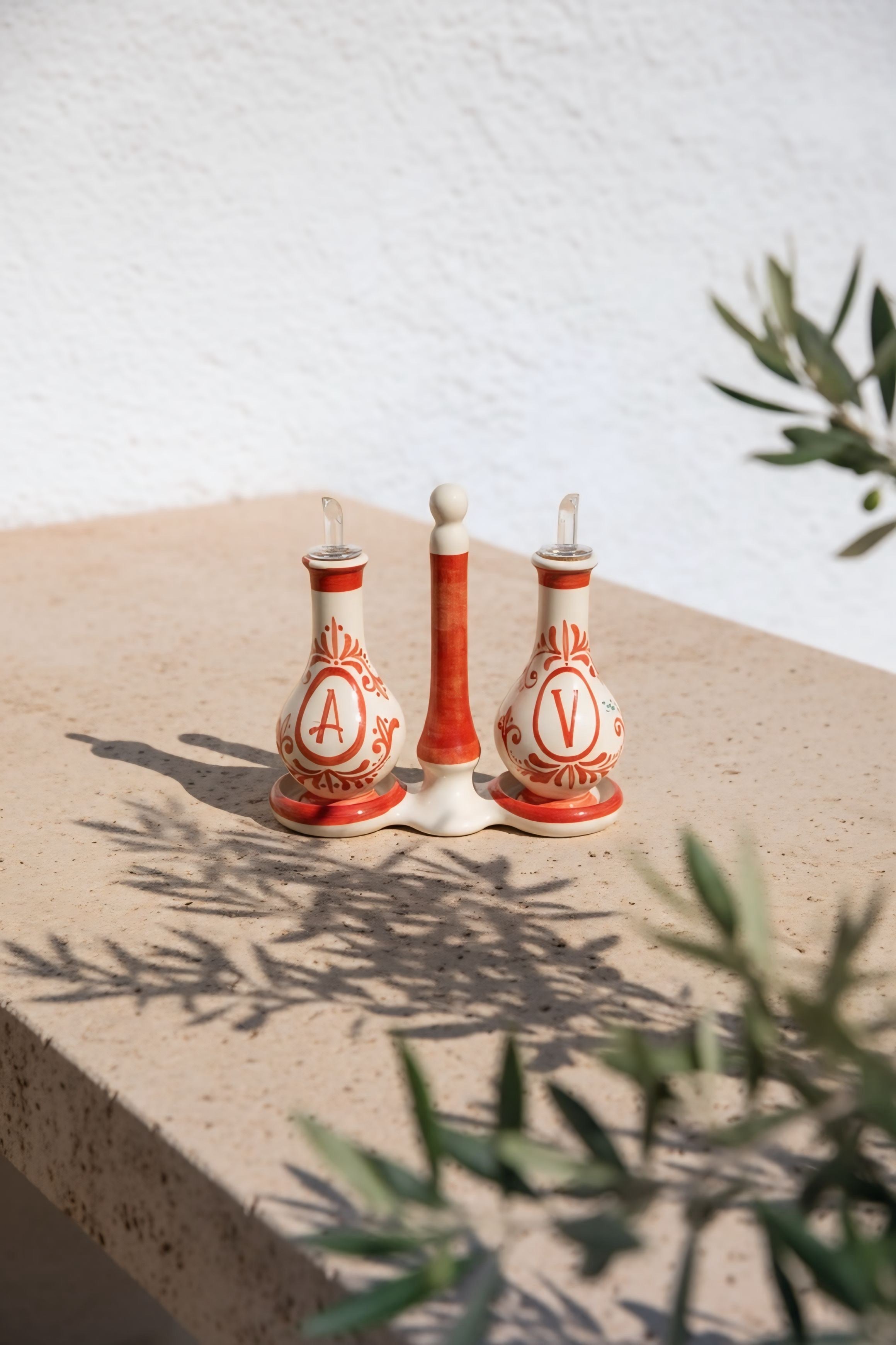 Set Aceite y Vinagre Rojo