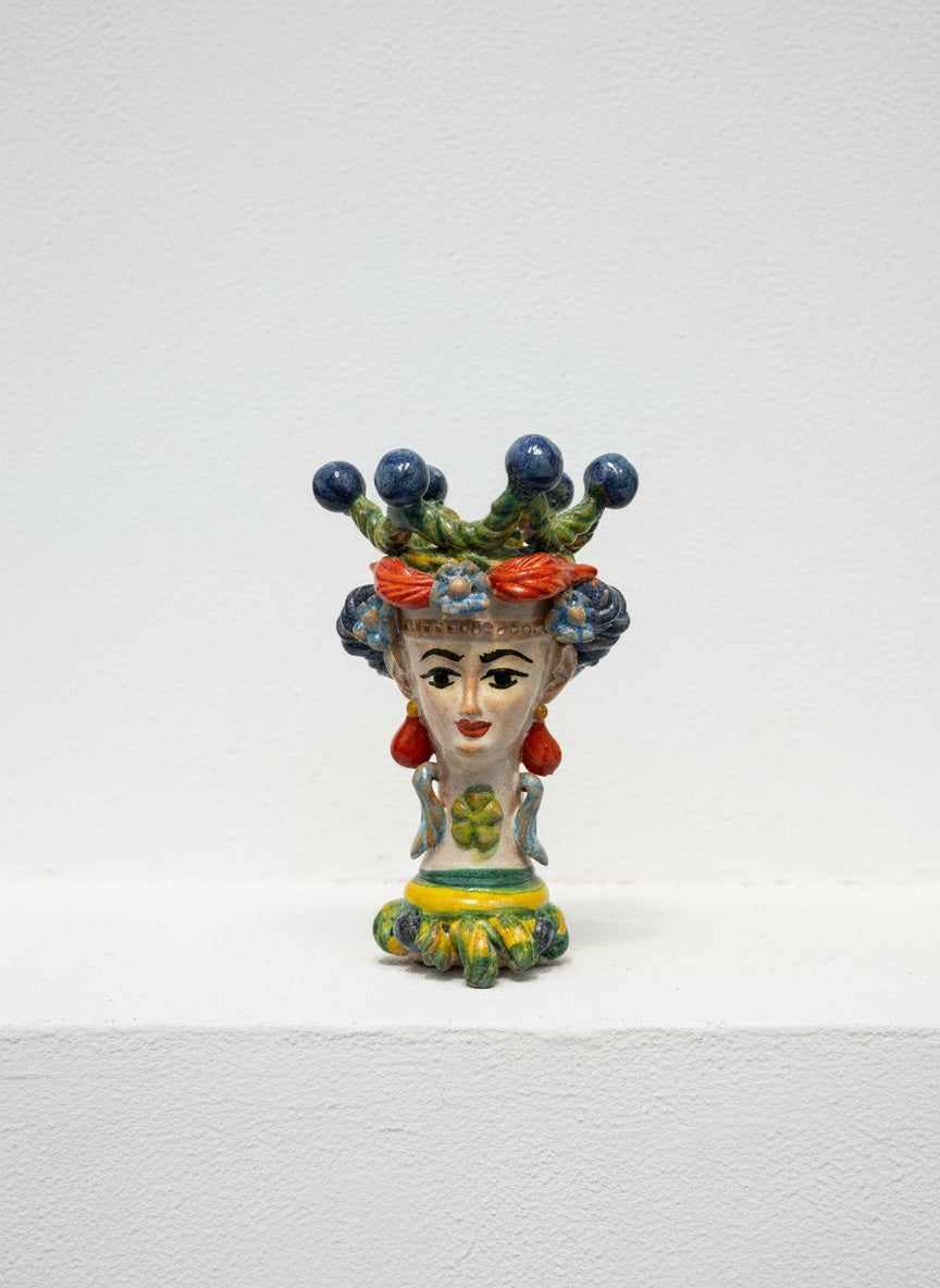 Pareja de Cabezas Ornamentales