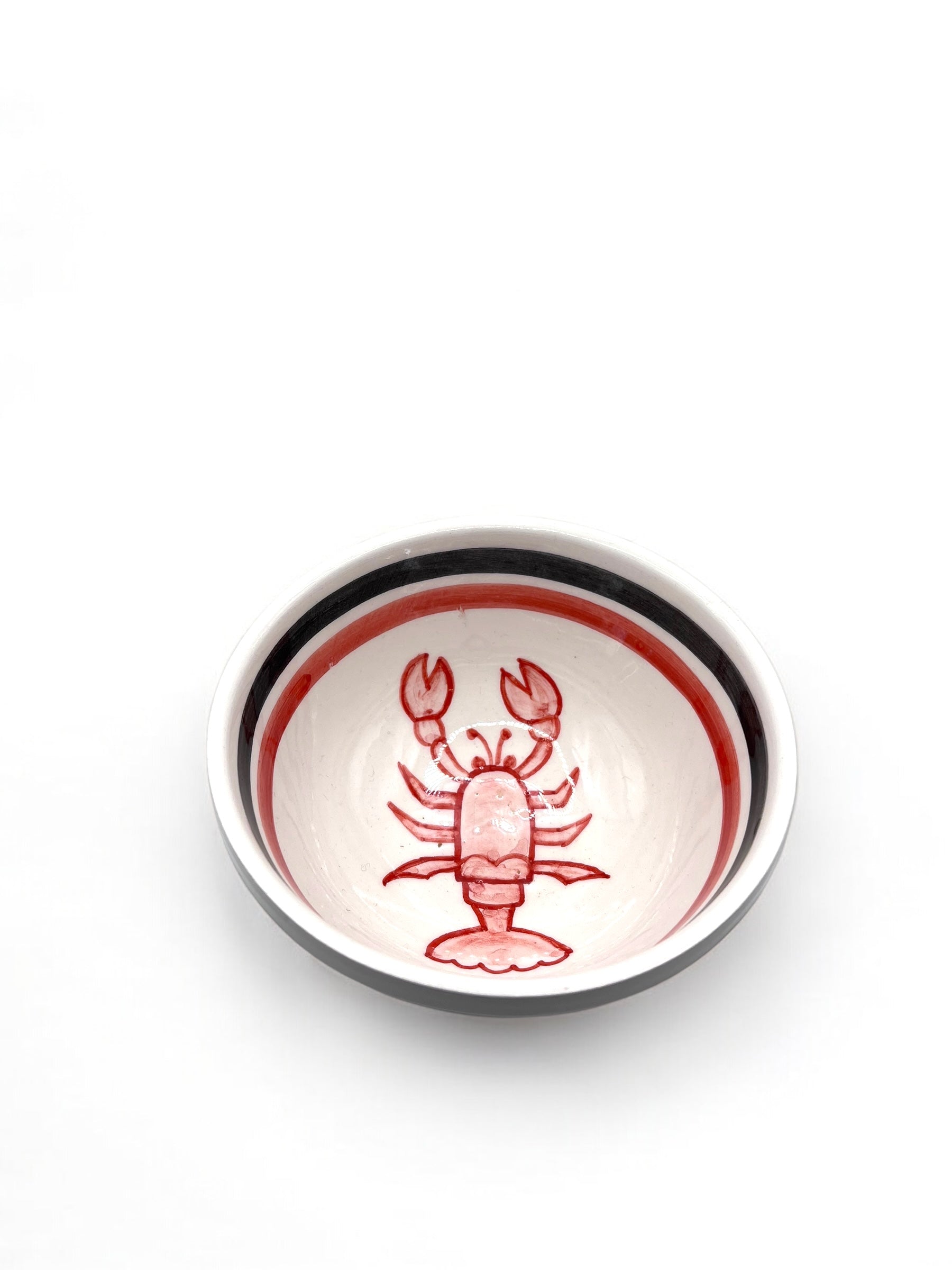 Cuenco marino rojo