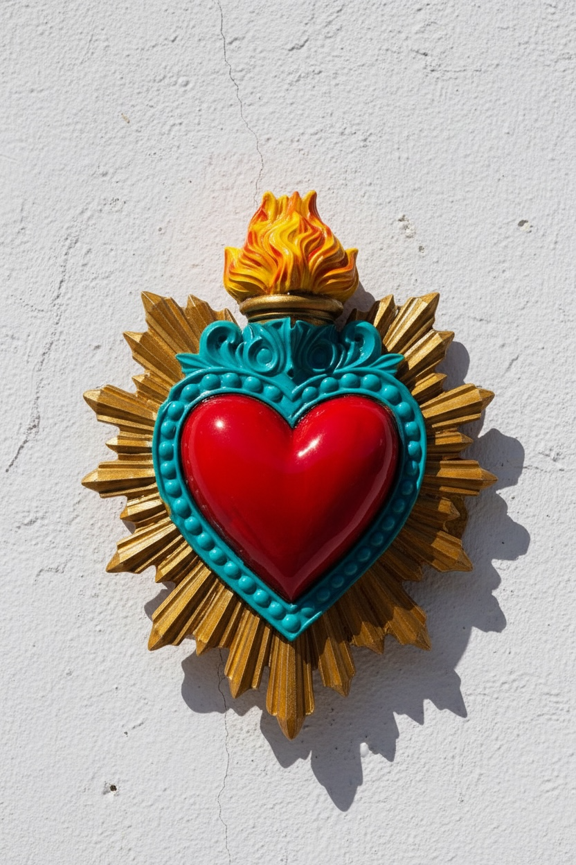 Exvoto Corazón Turquesa