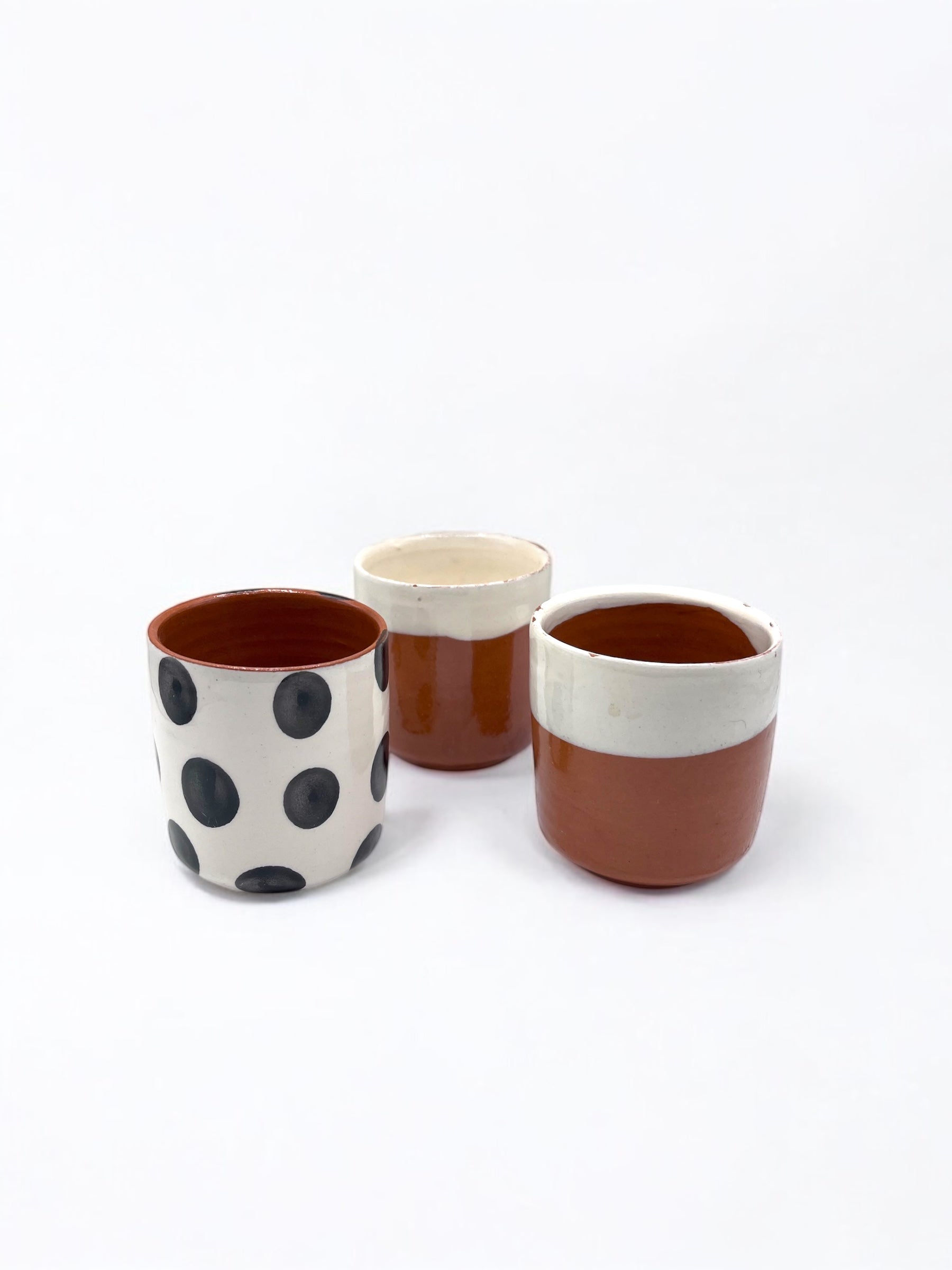 Vaso de café - licor de barro rojo