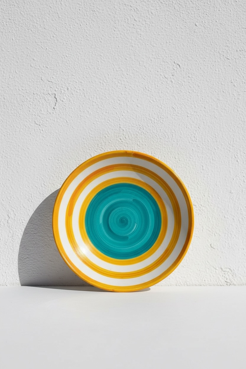 Plato Twister Verde-Naranja