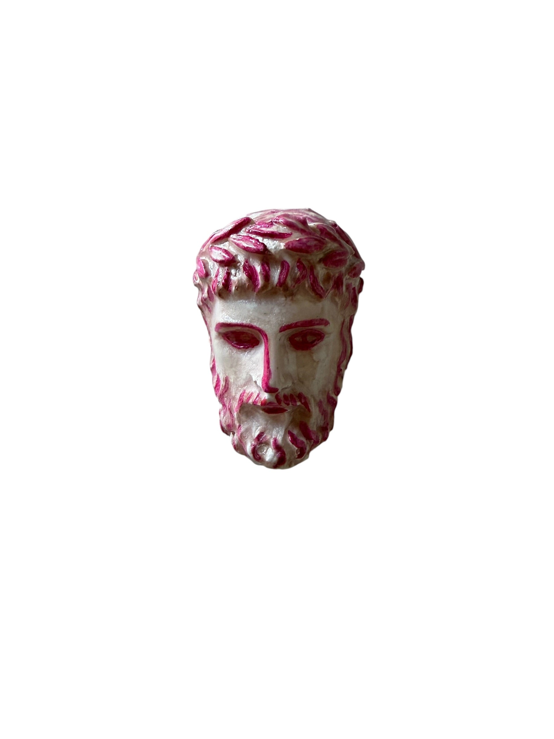Zeus · Máscara mural de cerámica