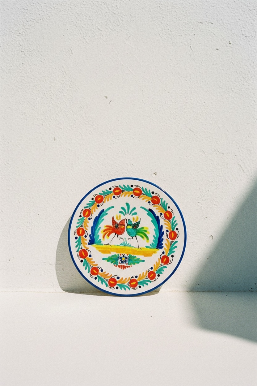 Plato "Los Pájaros Enamorados"