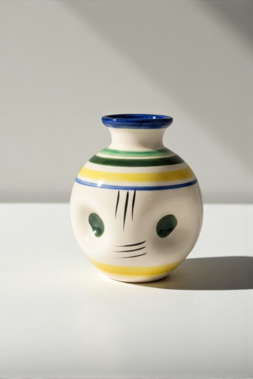 Jarrón Órbitas Verde & Azul