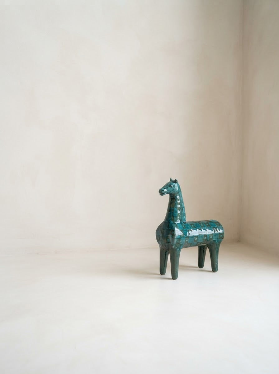 Caballo Decorativo Turquesa