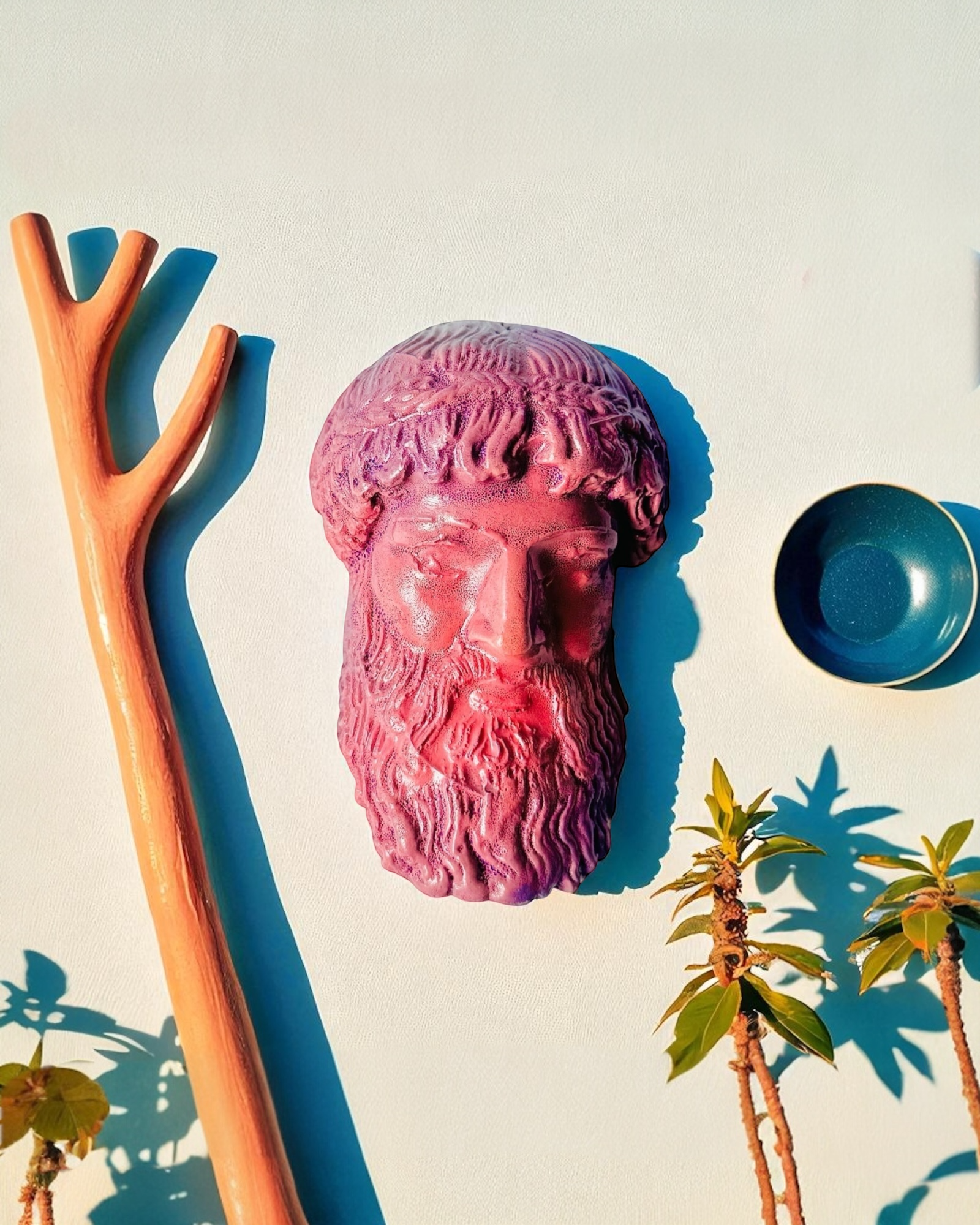 Cabeza mural "Zeus"