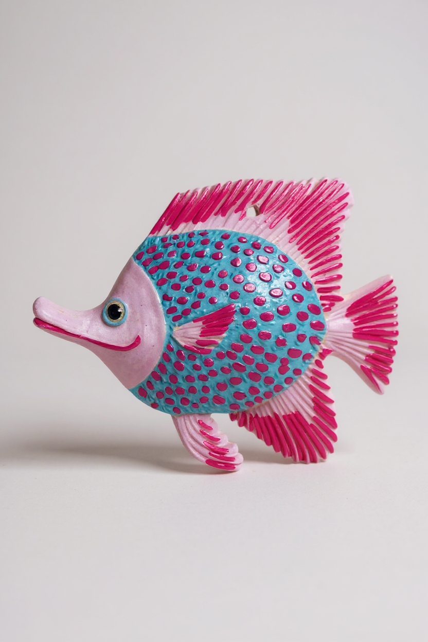 Pez de cerámica artesanal