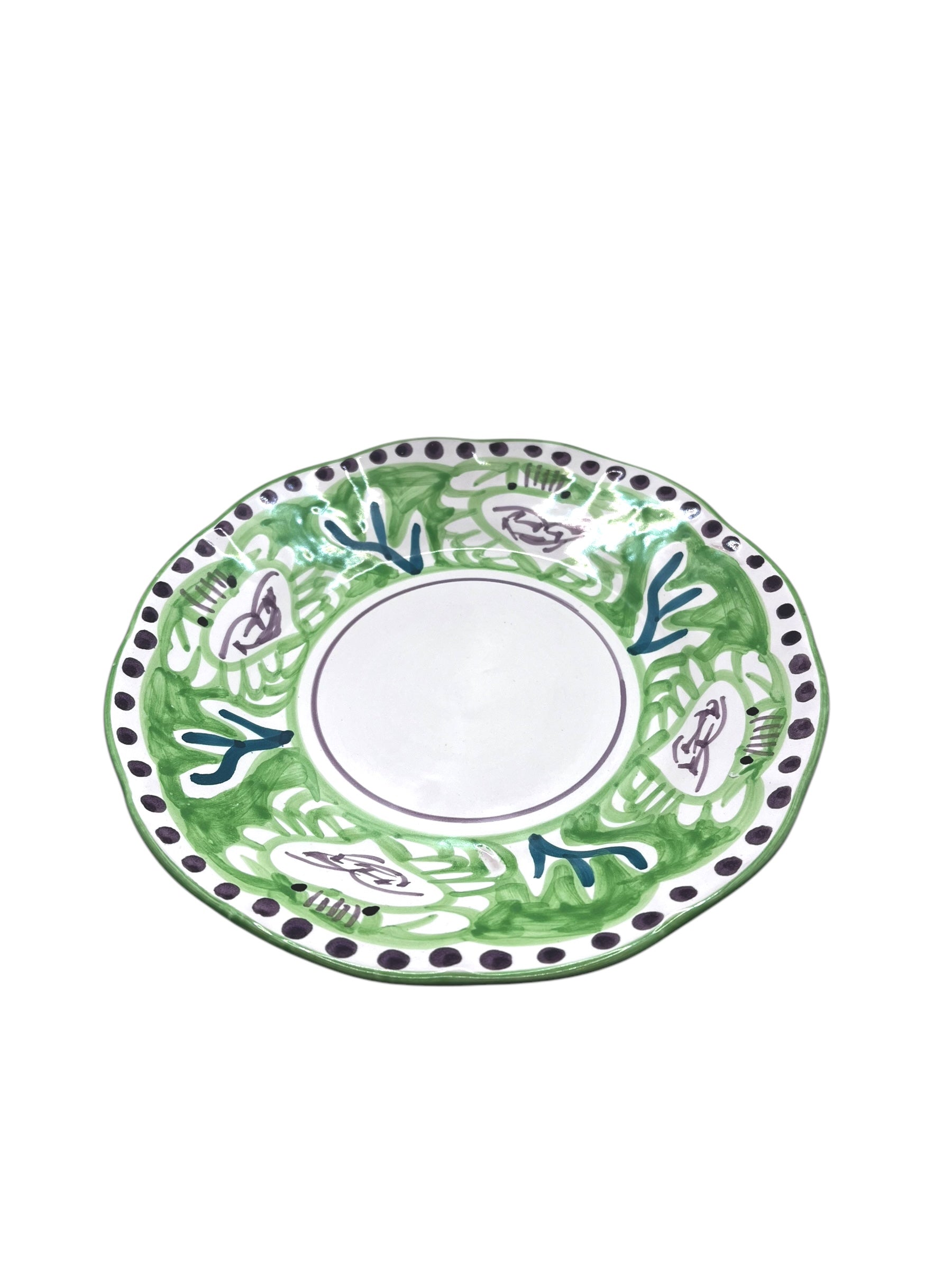 Plato Artesanal Amalfi08 Cangrejo
