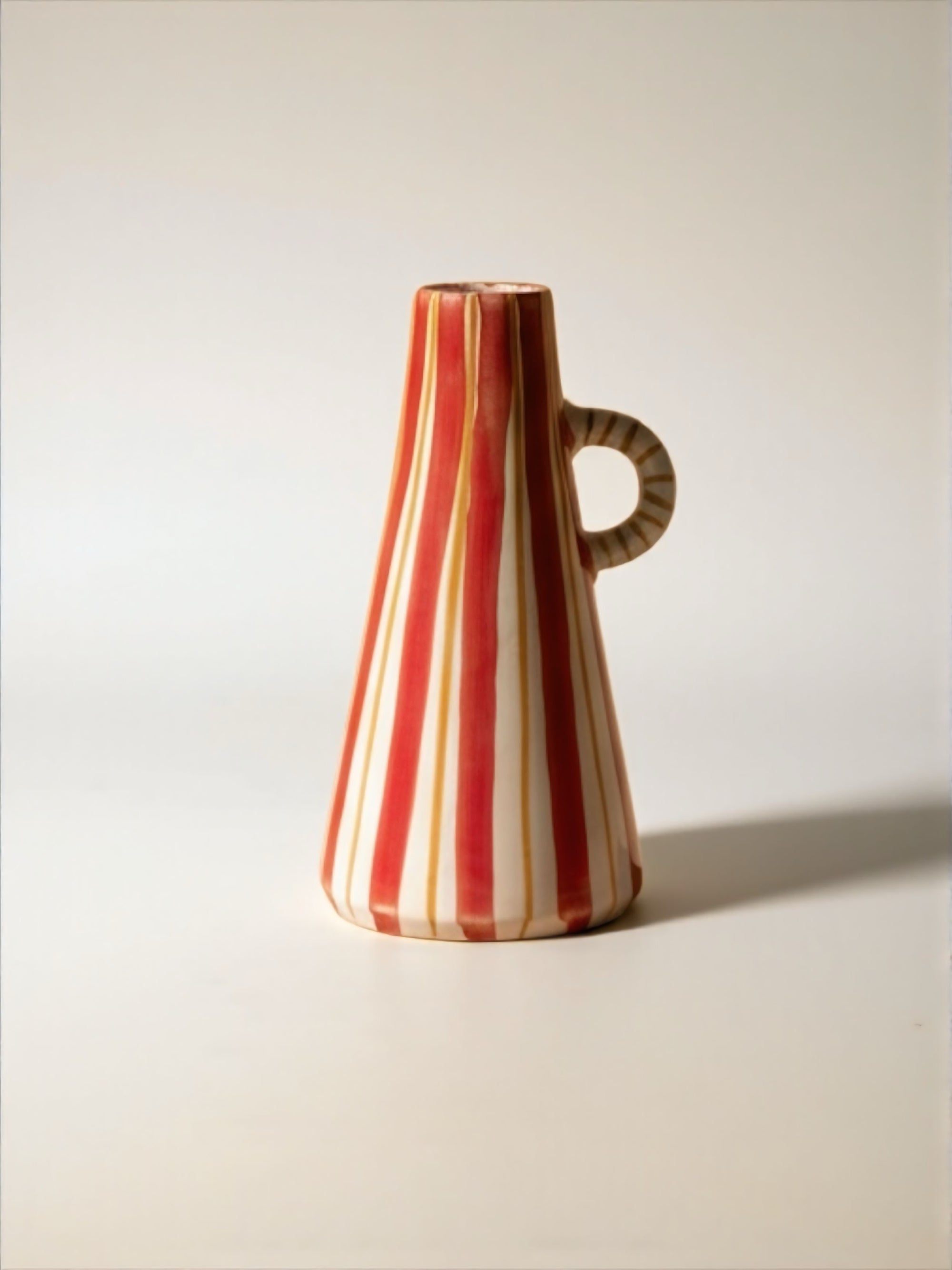 Jarrón Cono Rayas