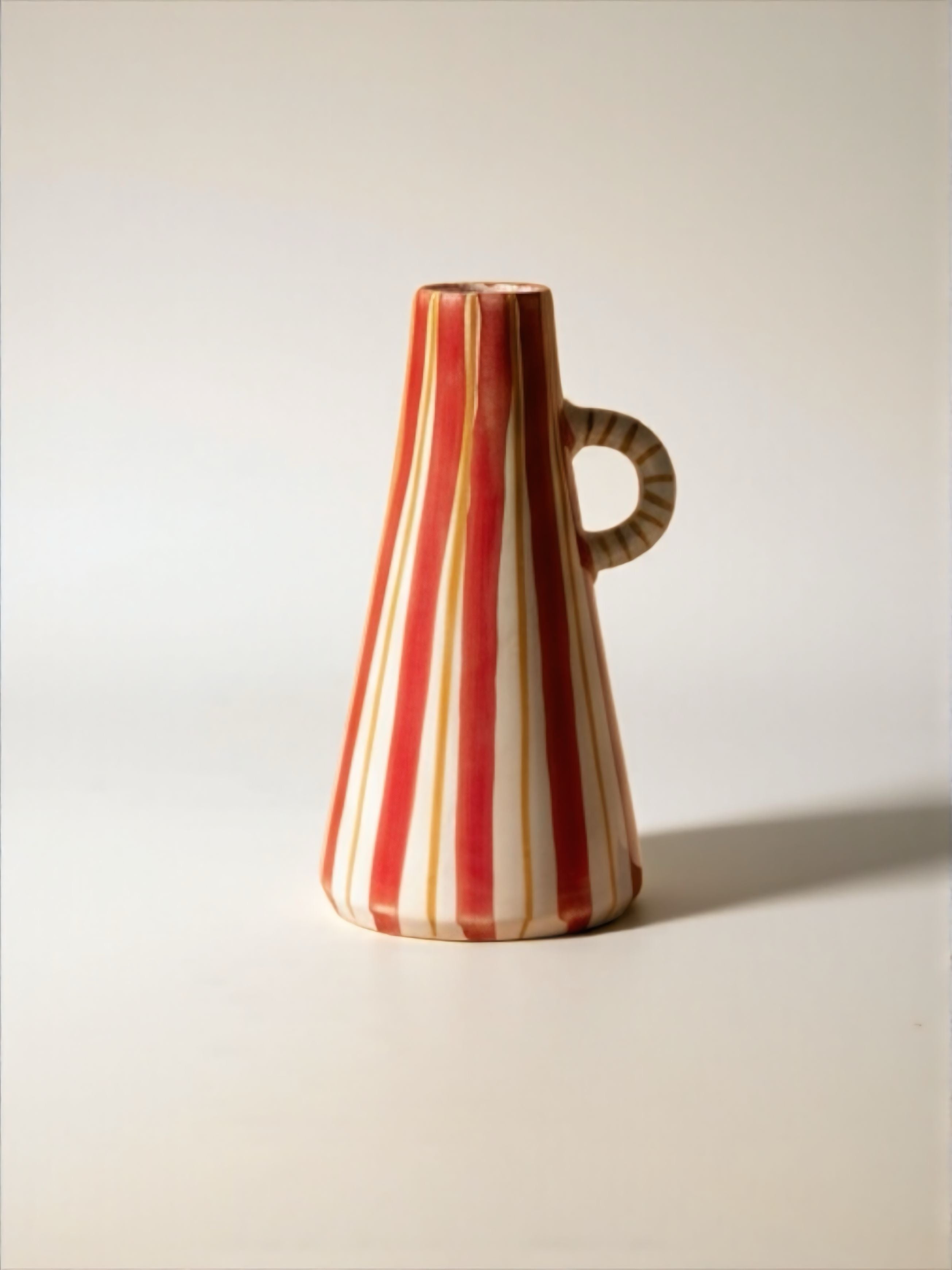 Jarrón Cono Rayas