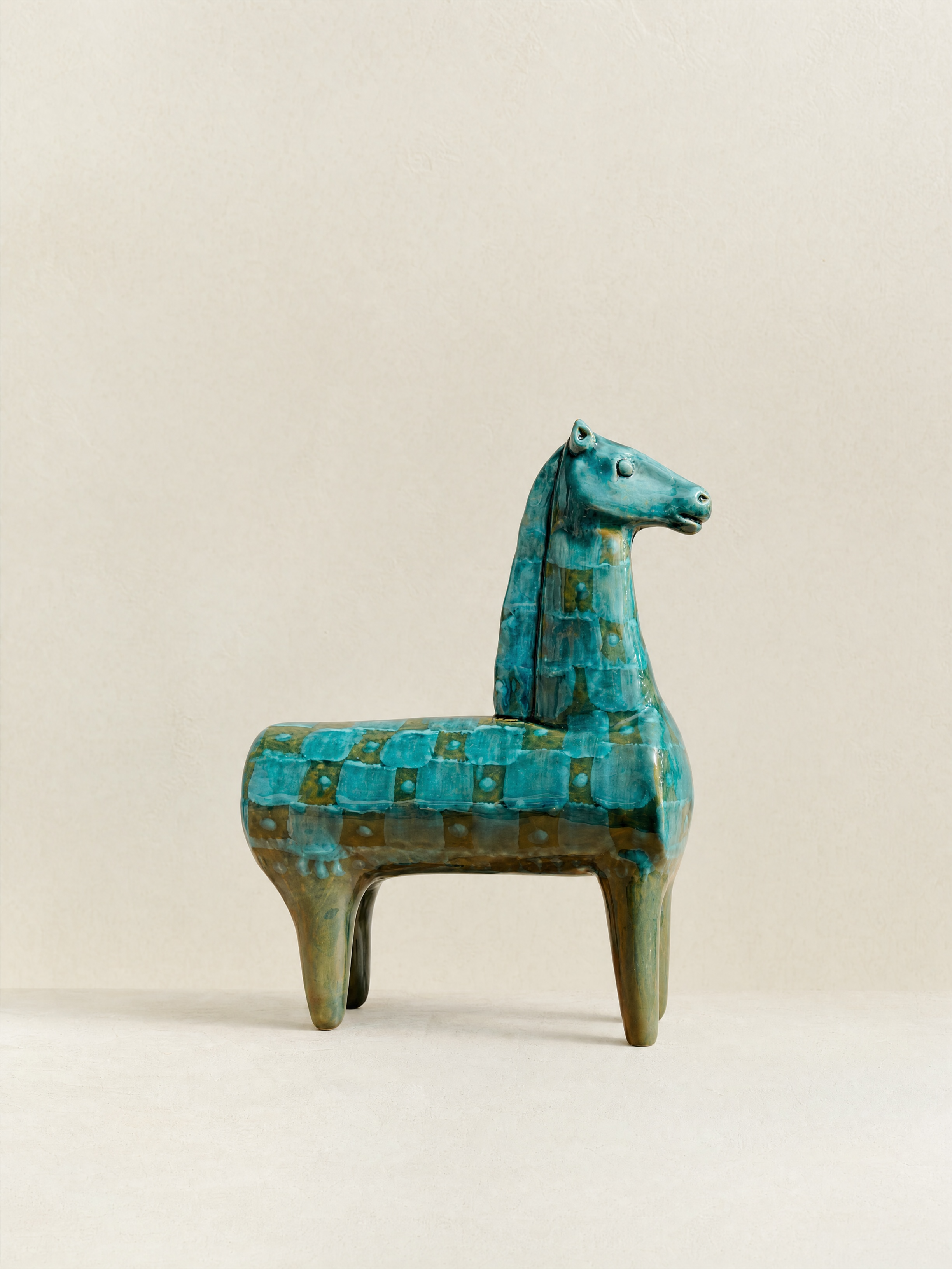 Caballo Decorativo Turquesa
