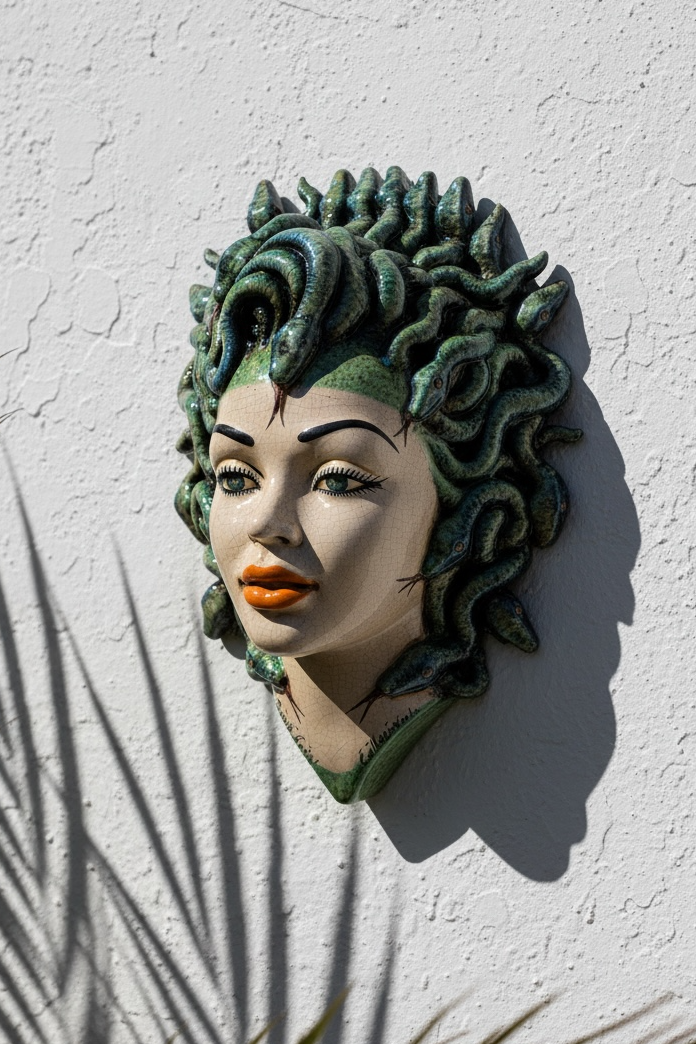Cabeza de Medusa Gigante para pared