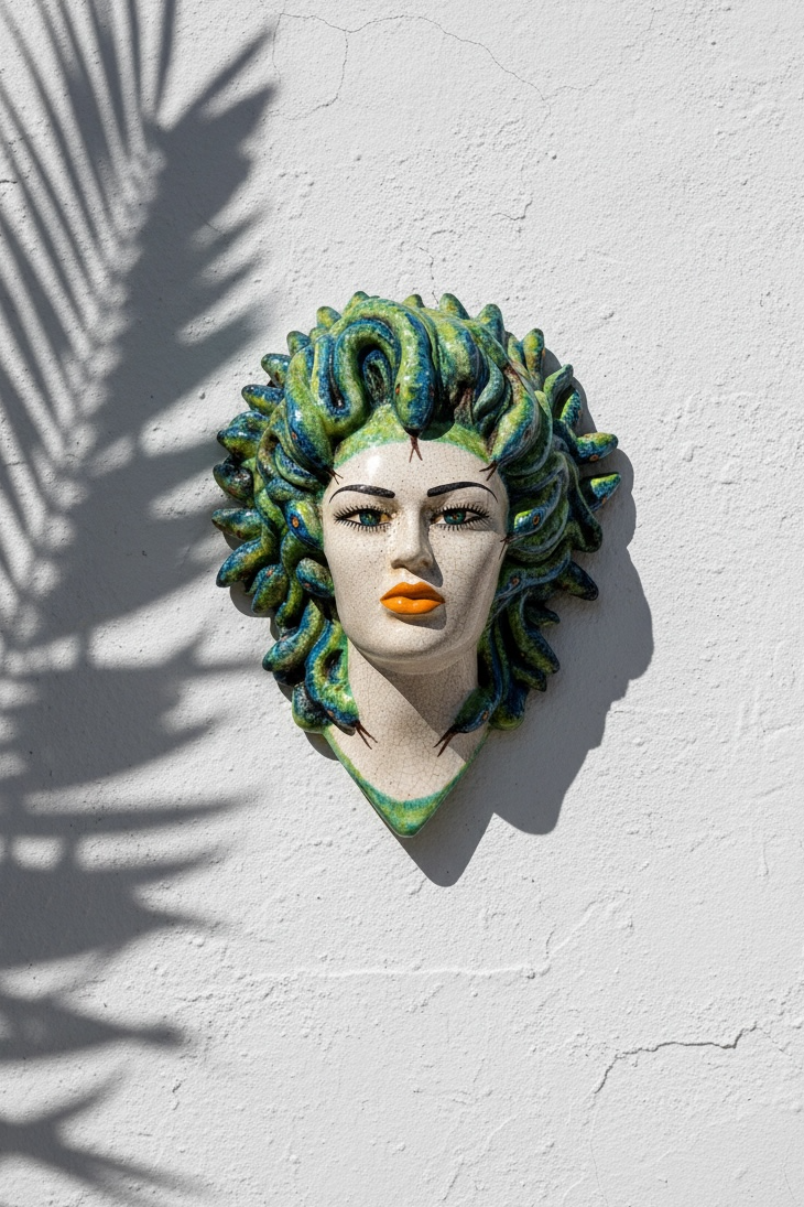 Cabeza de Medusa para pared 35x30