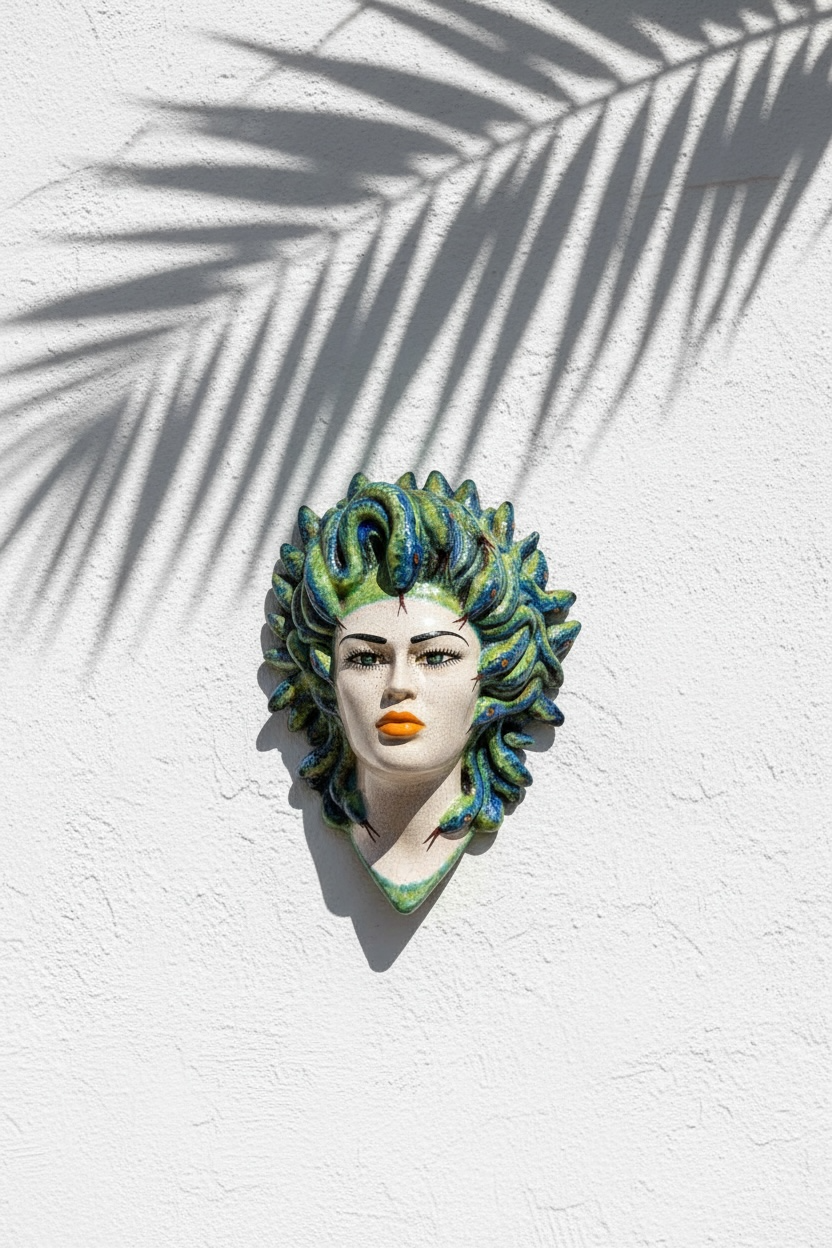 Cabeza de Medusa para pared 35x30