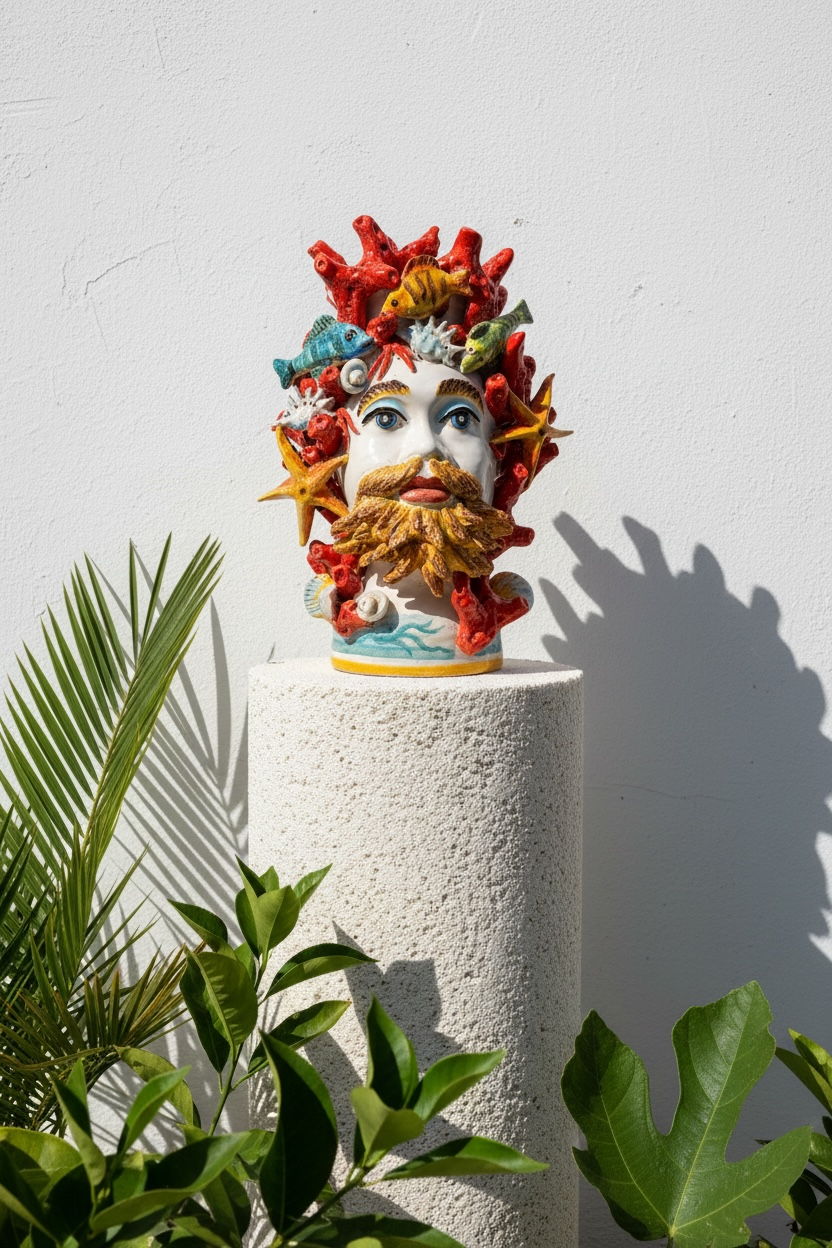 Cabeza de Poseidón 45cm