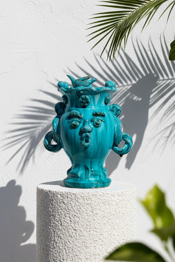 Cabeza de Reina Turquesa 24cm