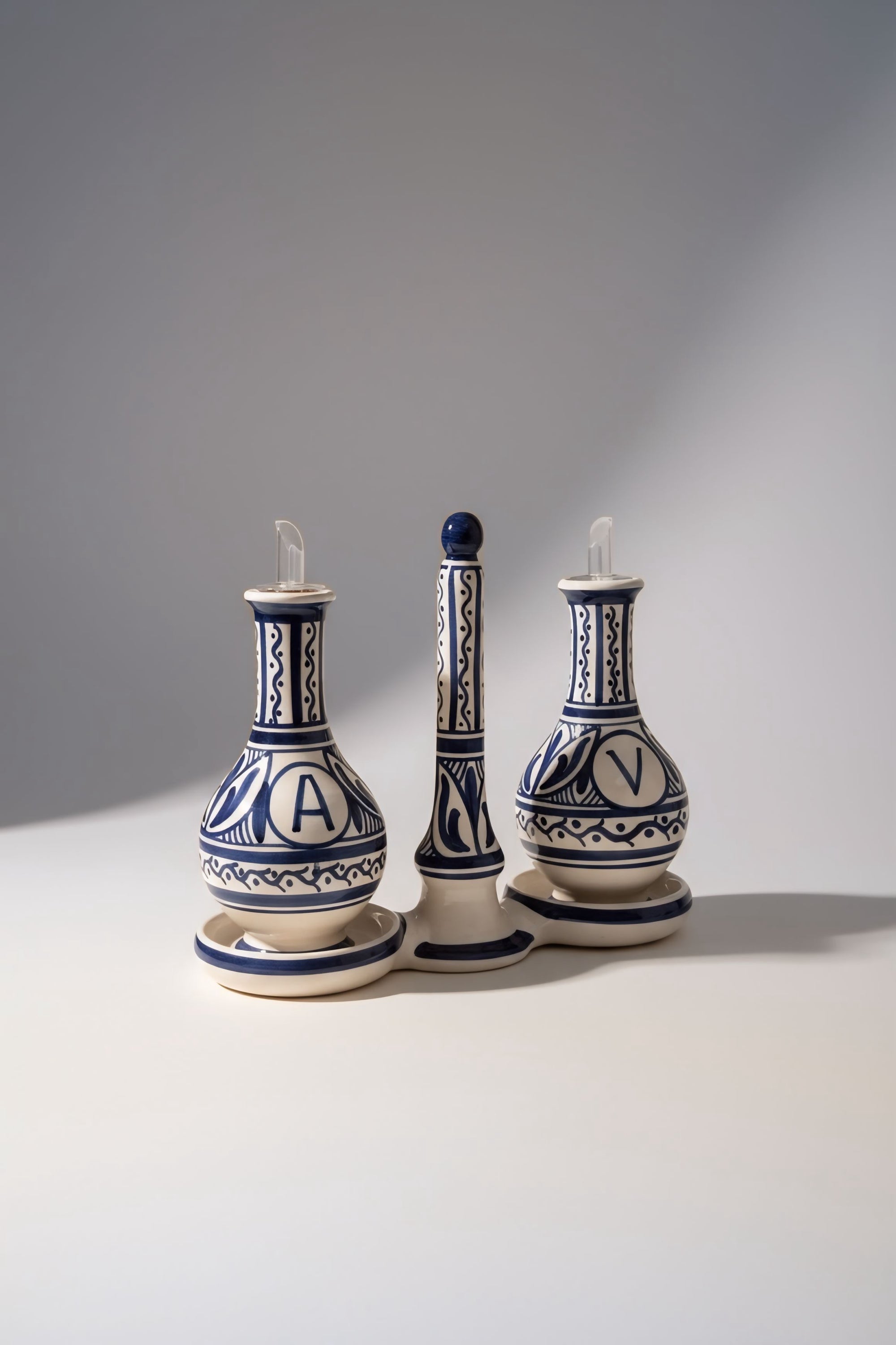 Set Aceite y Vinagre Azul