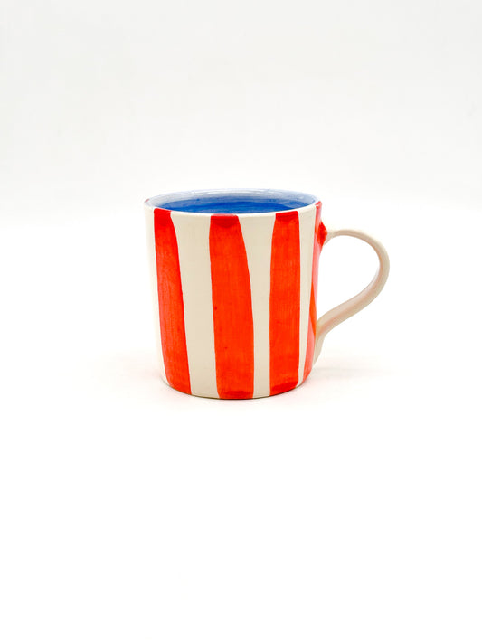 Taza Stripes Red-Blue - DUO