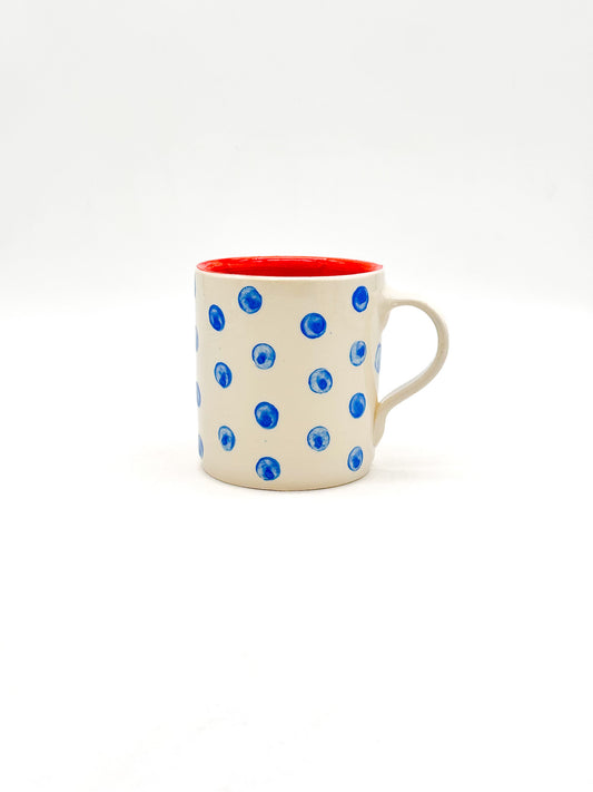 Taza Dots Blue-Red - DUO