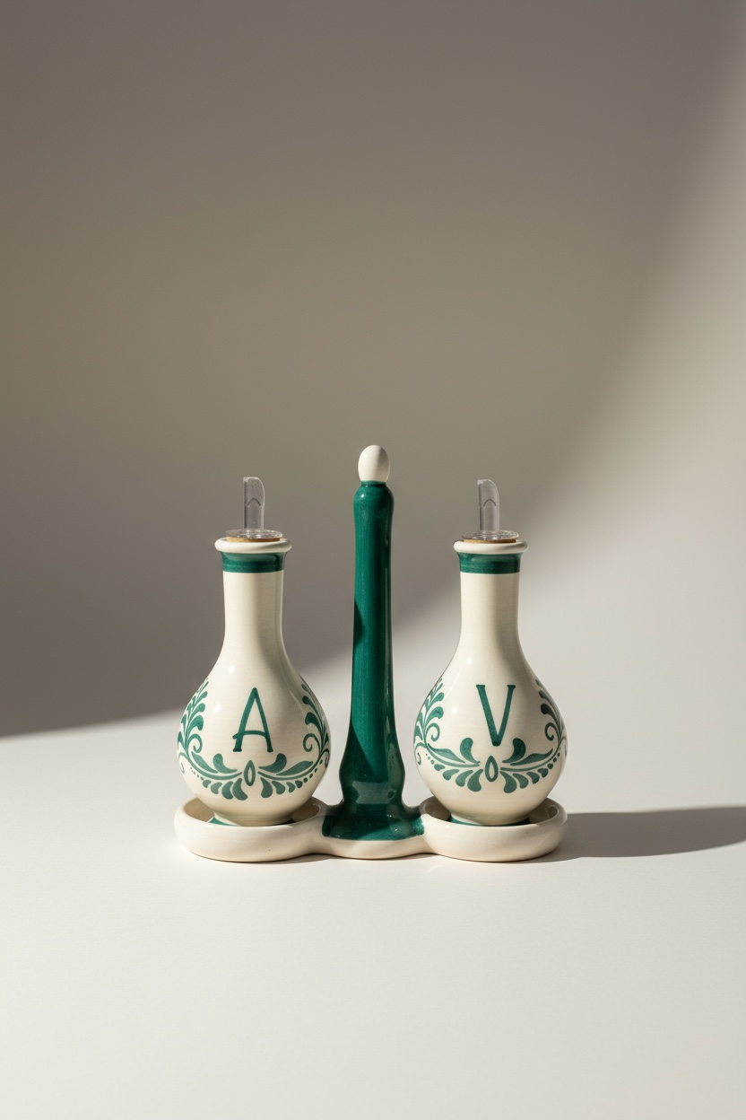 Set Aceite y Vinagre Verde